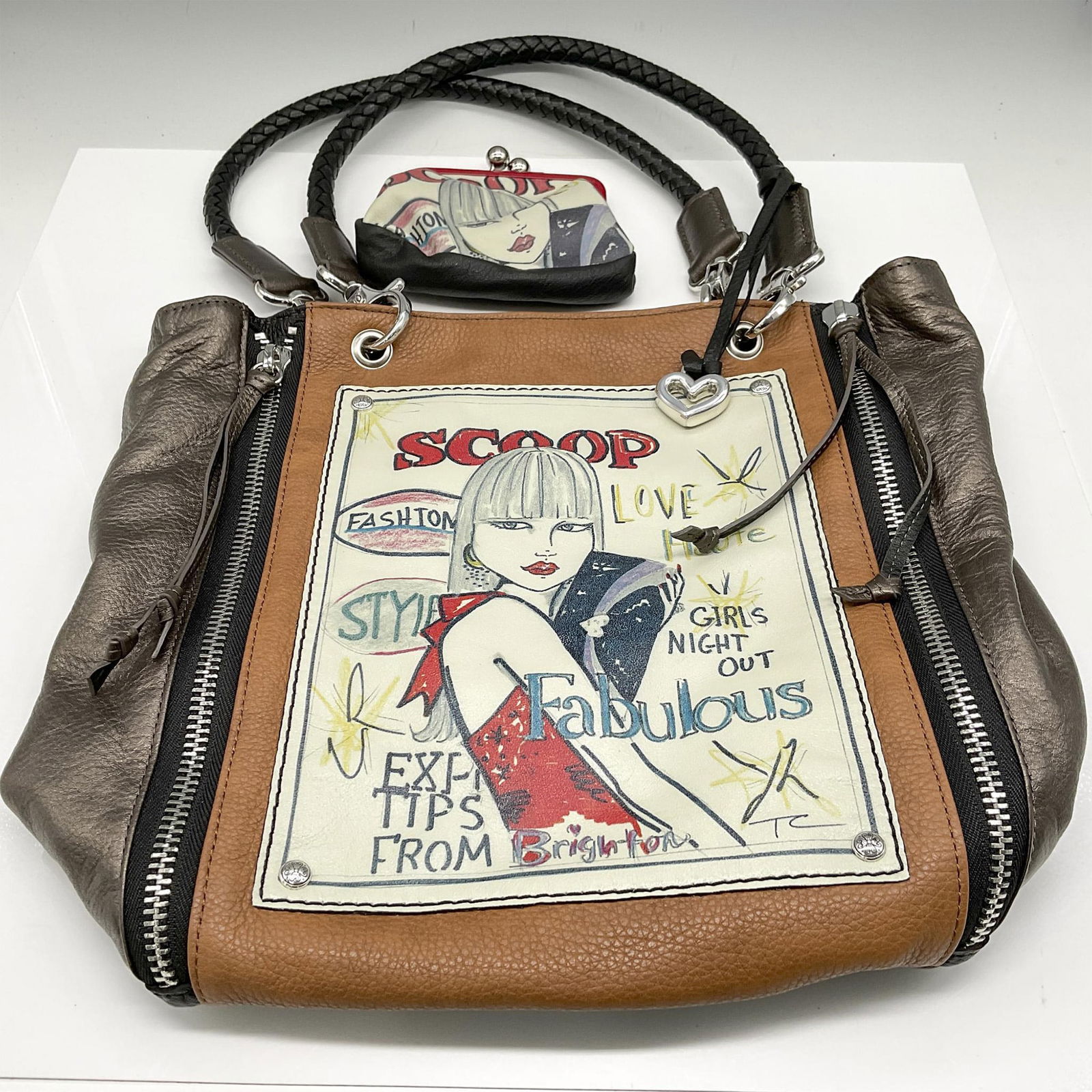 2pc Brighton Scoop Tote Bag + Coin Purse (1 of 4)