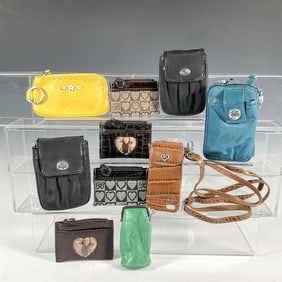 10pc Brighton Card Cases, Organizers and Phone Clip