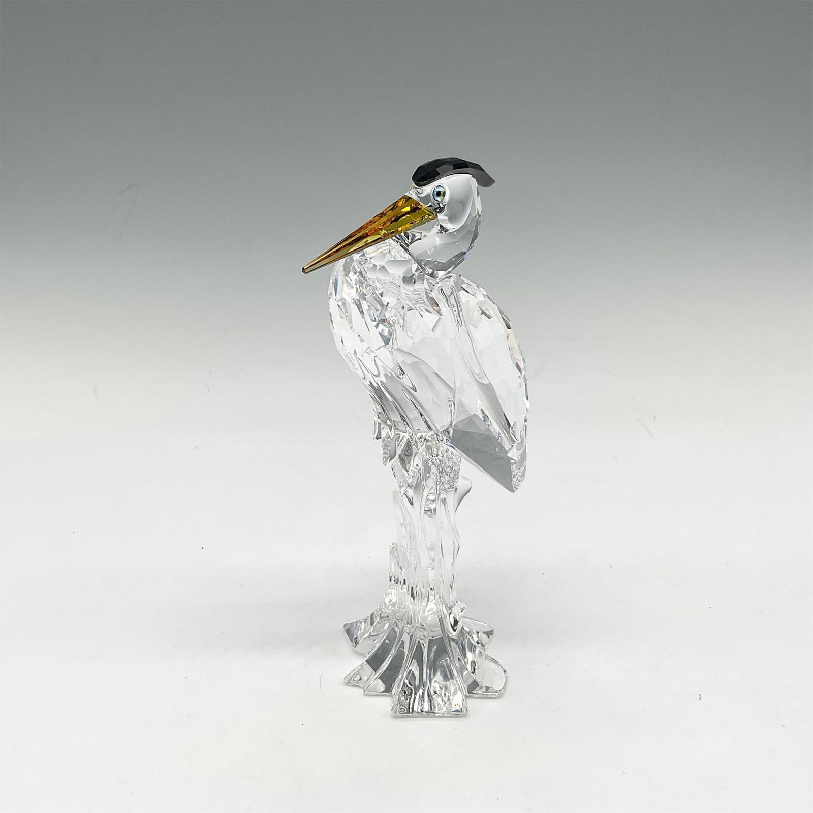 Swarovski Crystal Figurine, Silver Heron (1 of 5)