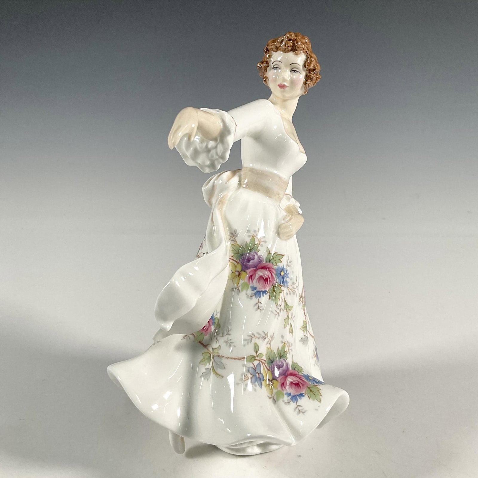 Hazel - HN3167 - Royal Doulton Figurine: Artist: Peggy Davies Issued: 1988 - 1991 Dimensions: 8"H Manufacturer: Royal Doulton Country of Origin: England