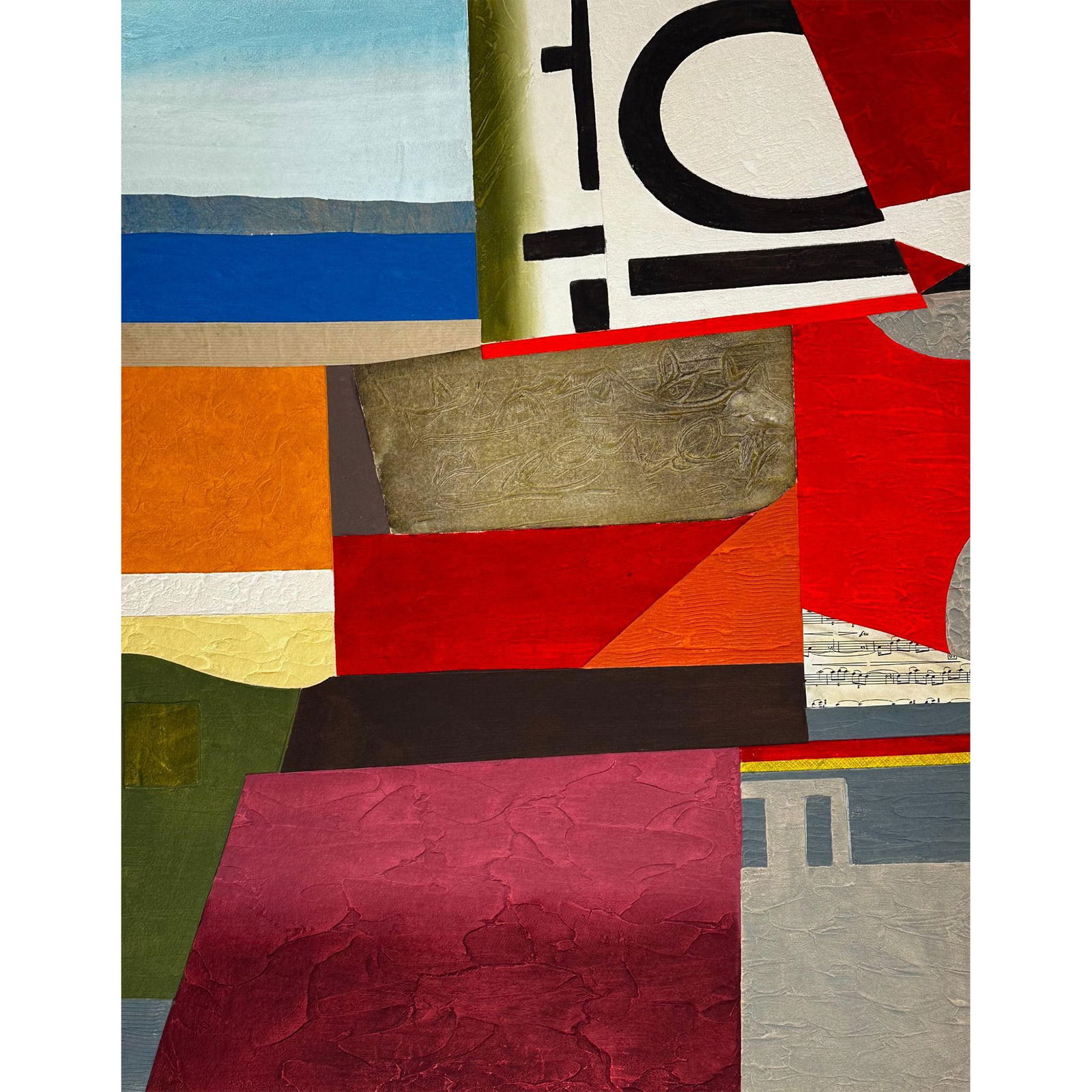 Max Papart (France) 1911-1994 Carborundum Etching Untitled 2, signed (1 of 2)