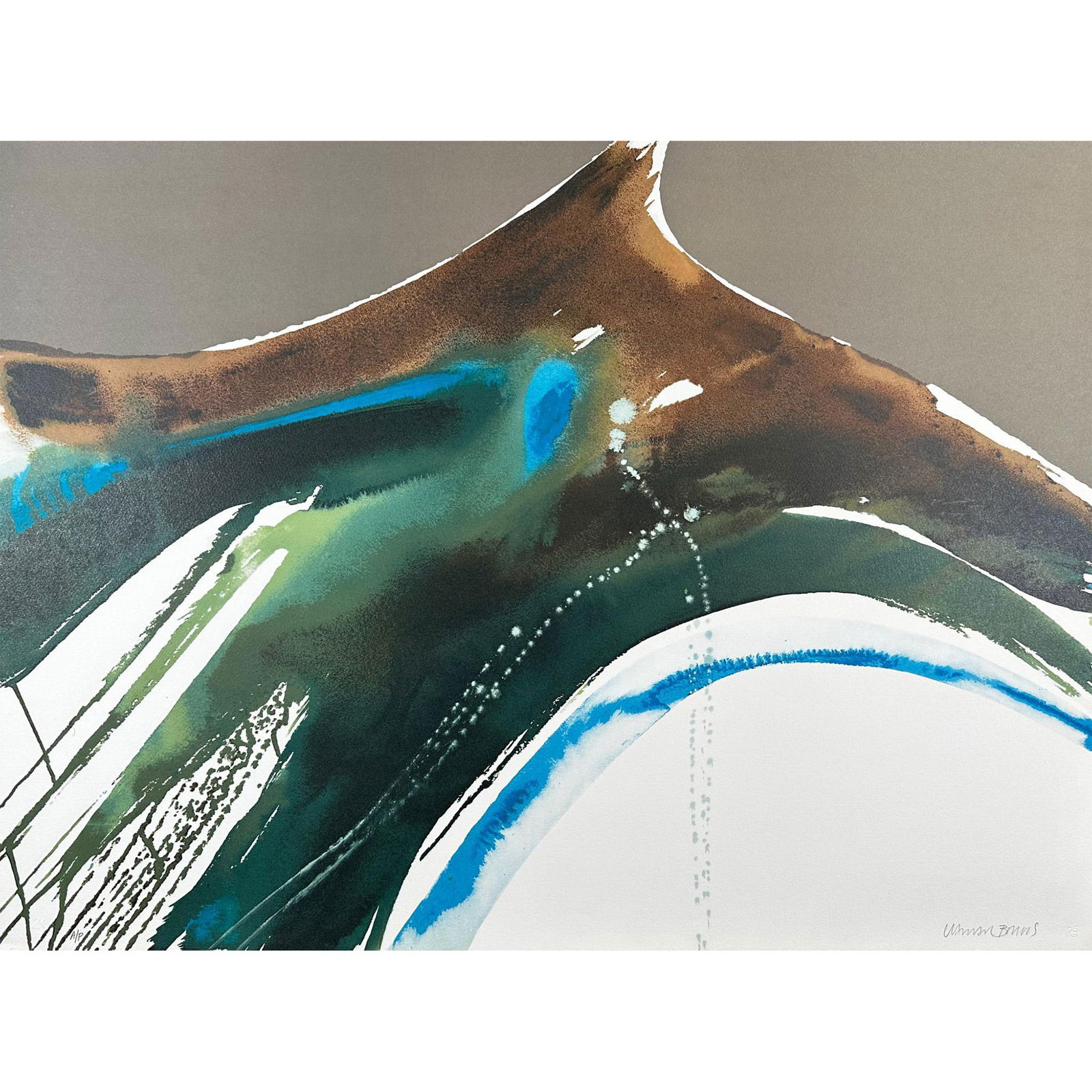 Lamar Briggs (1935-2015) , Screenprint, Teva, Signed (1 of 3)