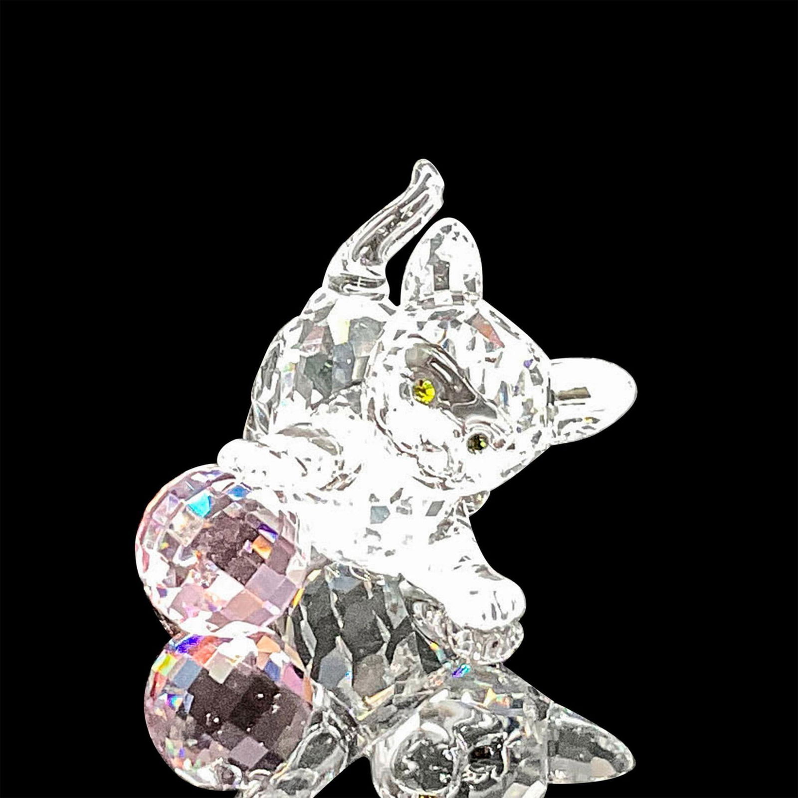 Swarovski Crystal Figurine, Kitten Standing (1 of 4)
