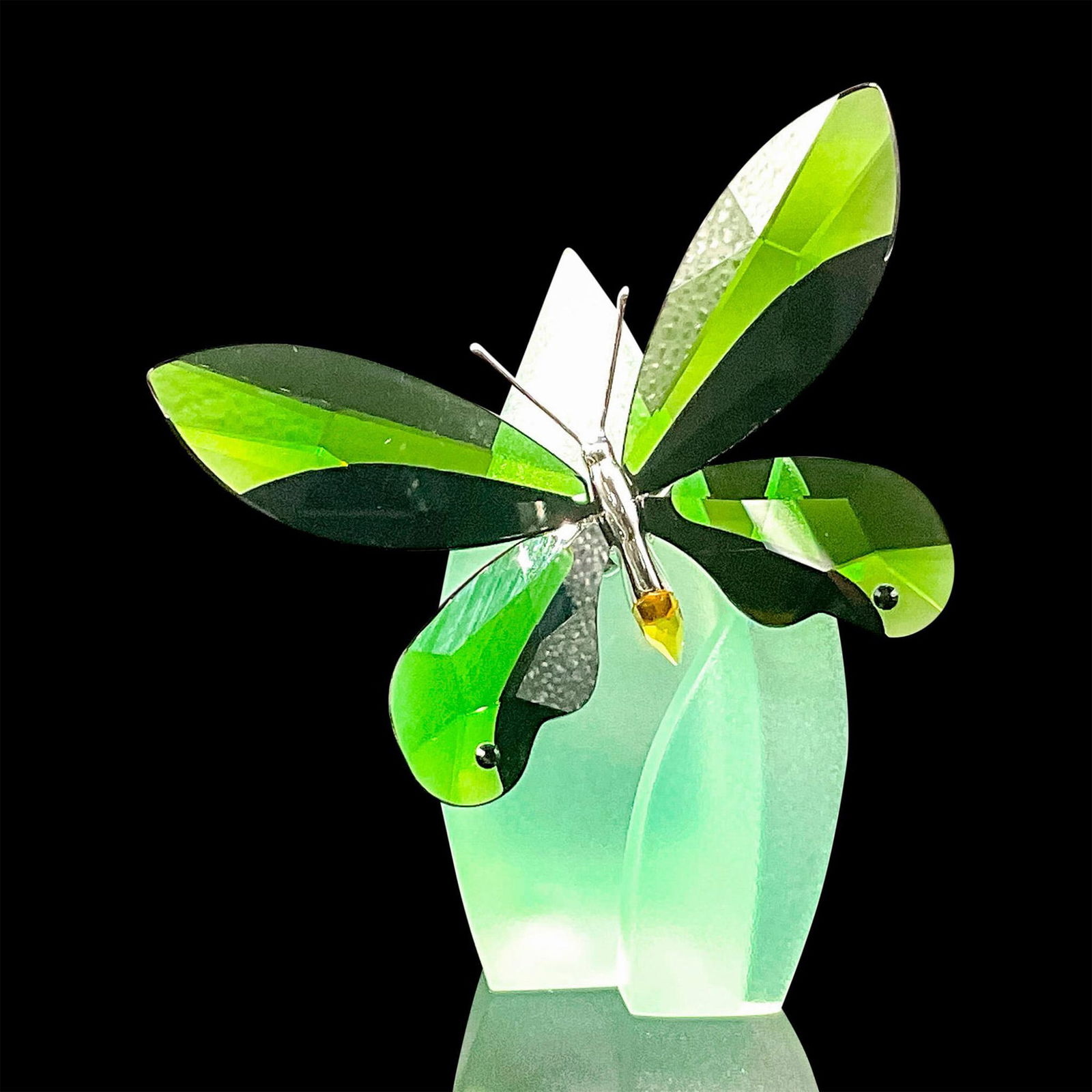 Swarovski Crystal Paradise Butterfly, Anamosa Moss Green (1 of 4)