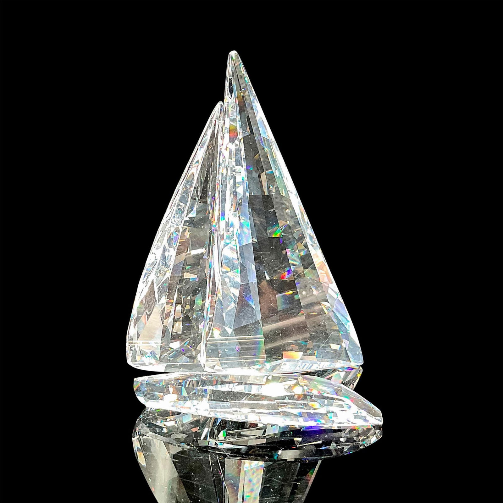 Swarovski Crystal Figurine, Sail Boat (1 of 4)