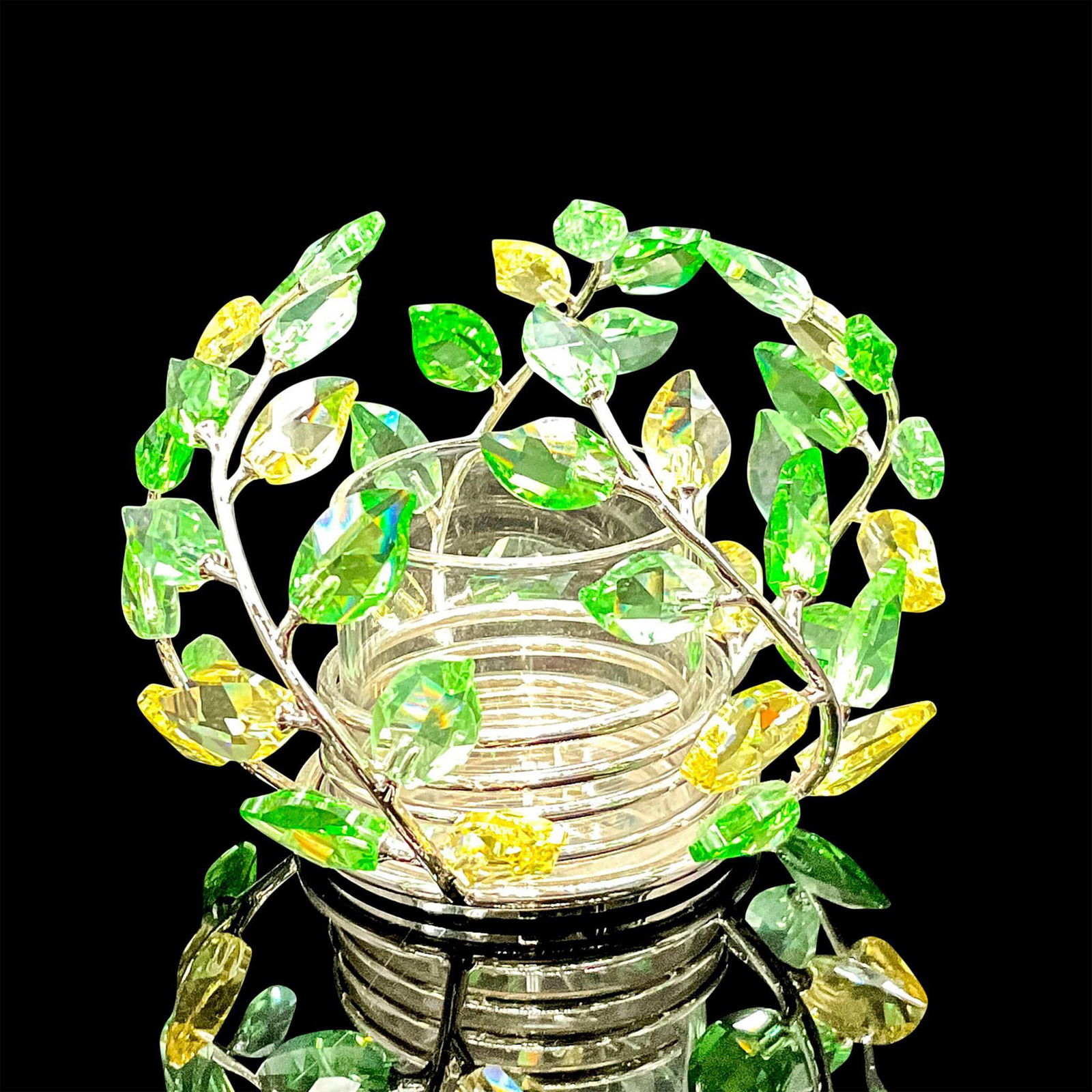 Swarovski Crystal Leaves Tea Light (1 of 4)