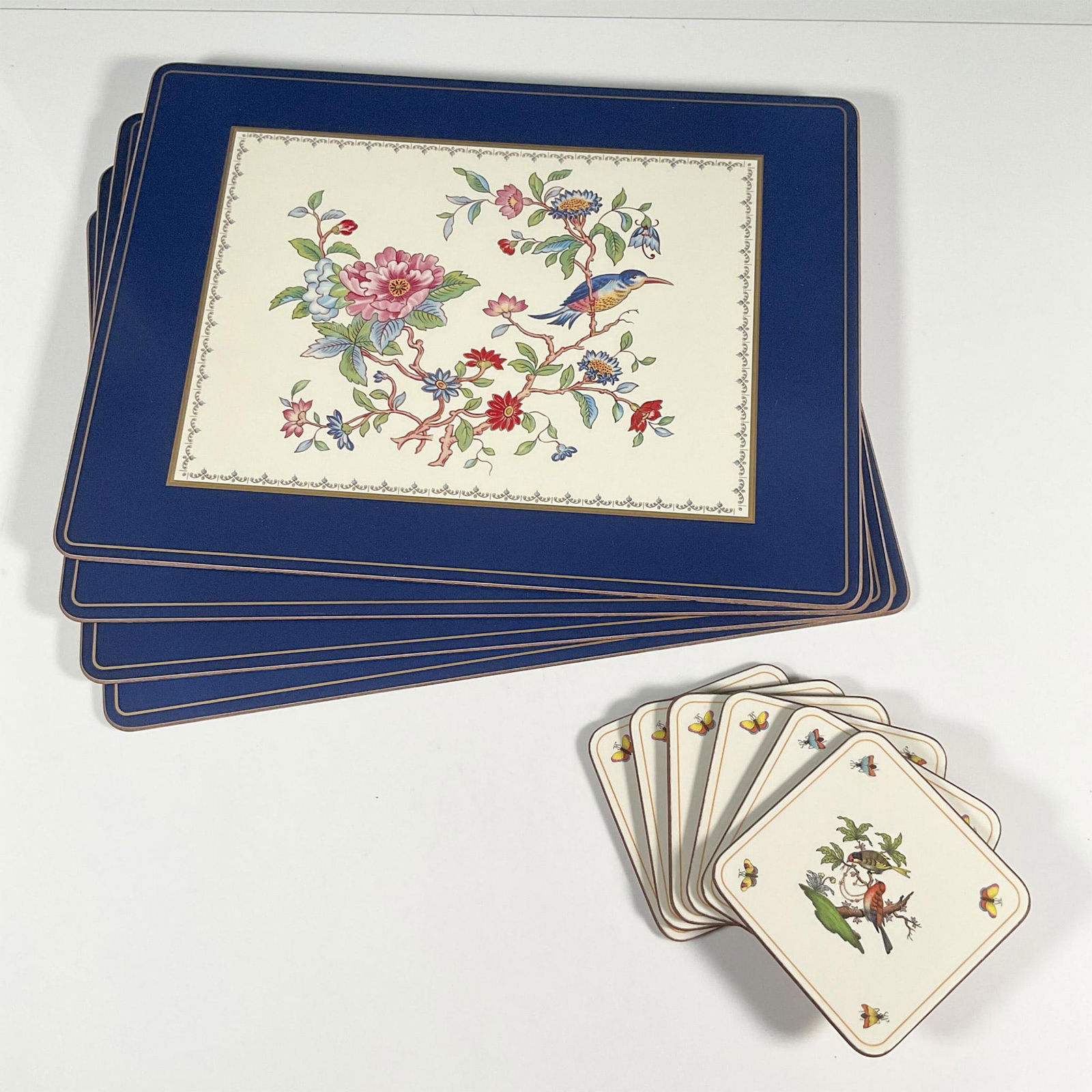 10pc English Coasters and Place Mats (1 of 4)