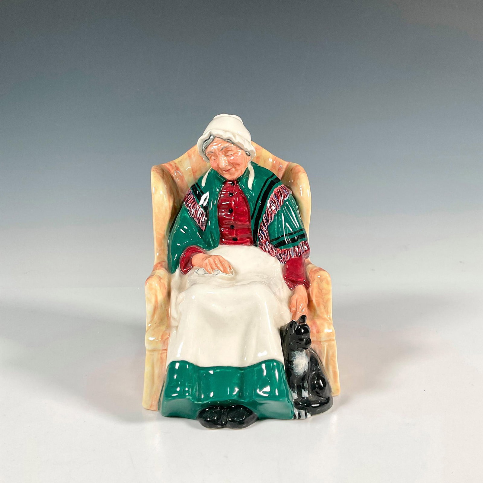 Forty Winks HN1974 - Royal Doulton Figurine: Artist: Henry Fenton Issued: 1945 - 1973 Dimensions: 6.75"H Manufacturer: Royal Doulton Country of Origin: England