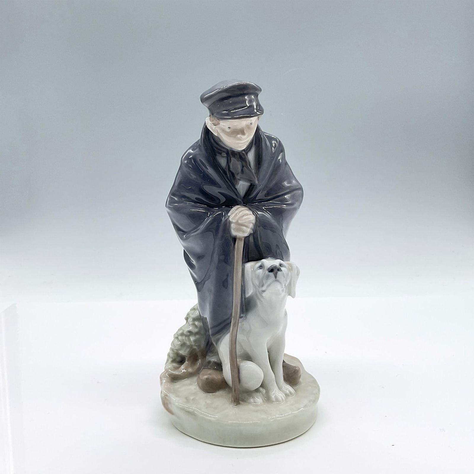 Royal Copenhagen Figurine, Shepherd with Dog 782 (1 of 4)