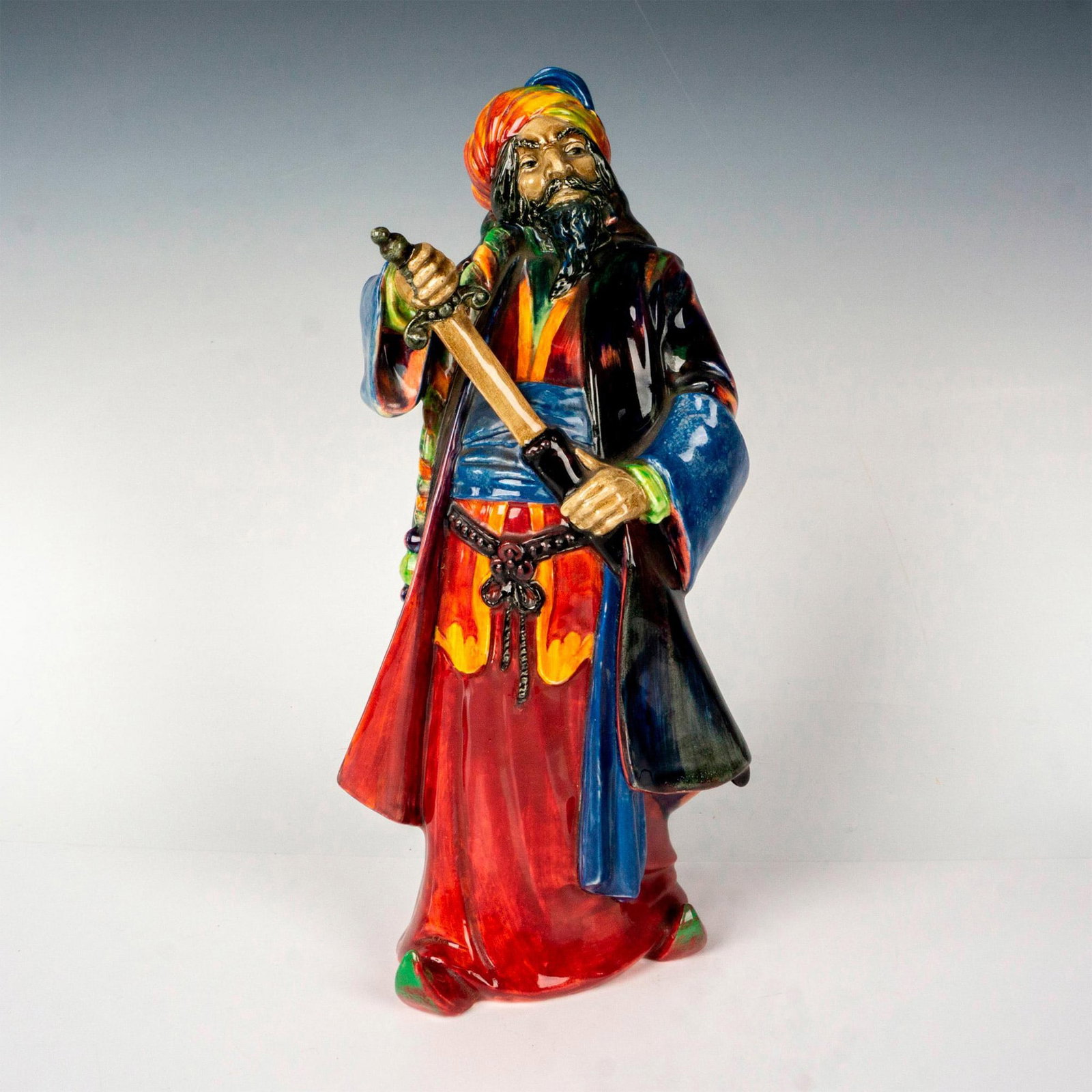 Bluebeard HN1528 - Royal Doulton Figurine: Artist: Leslie Harradine Issued: 1932 - 1949 Dimensions: 11.5"H Manufacturer: Royal Doulton Country of Origin: England