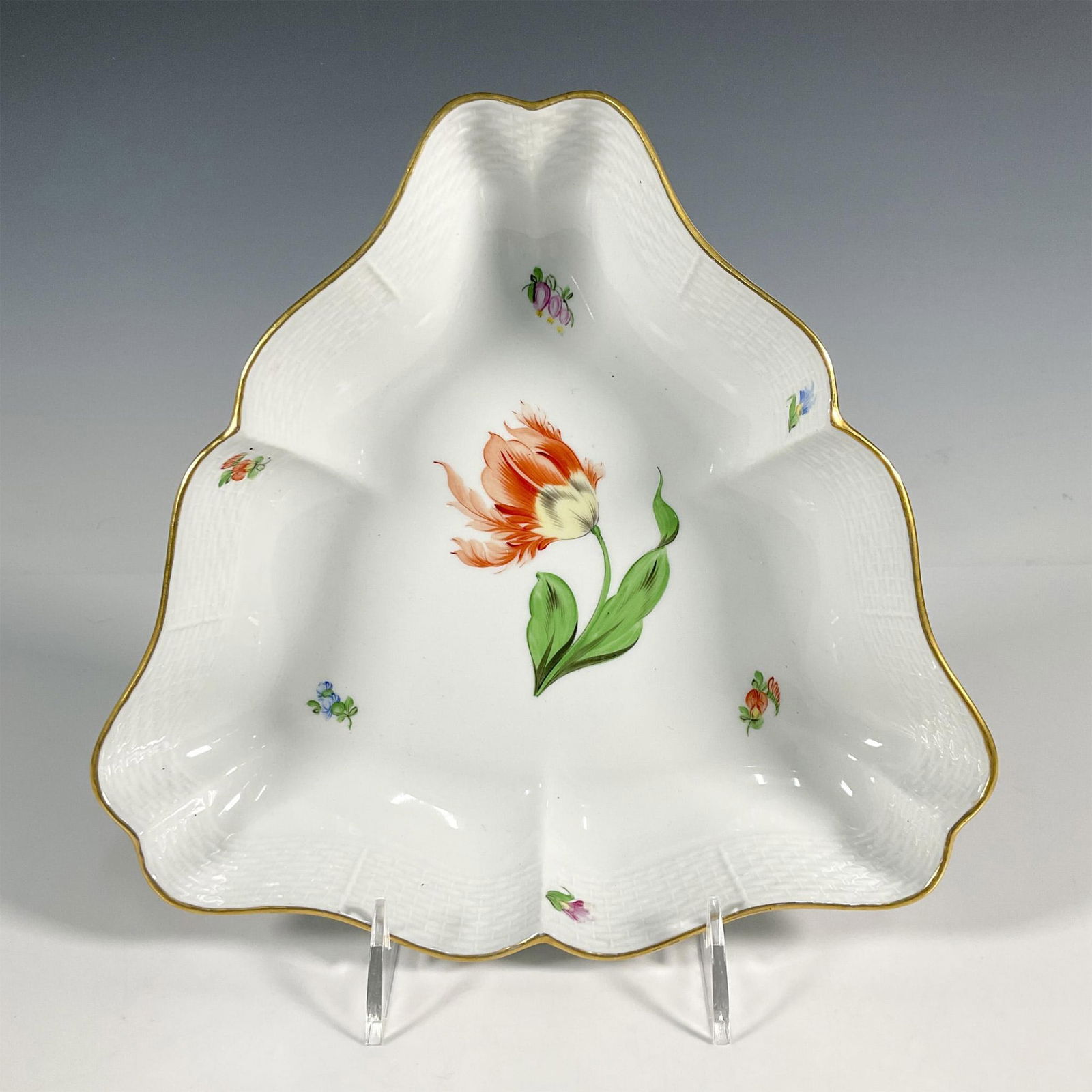 Herend Porcelain Floral Salad Bowl (1 of 3)
