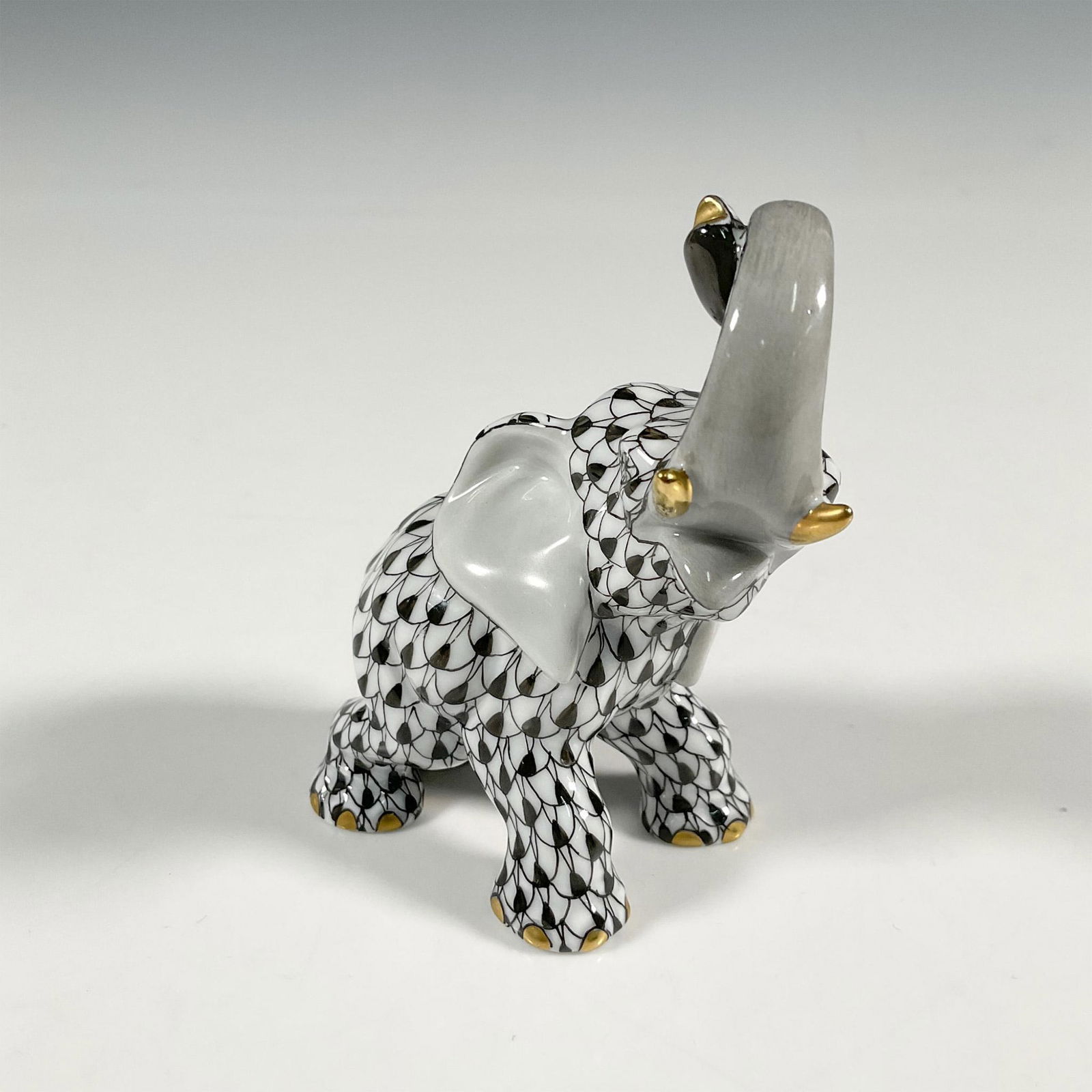 Herend Porcelain Figurine, Elephant (1 of 3)
