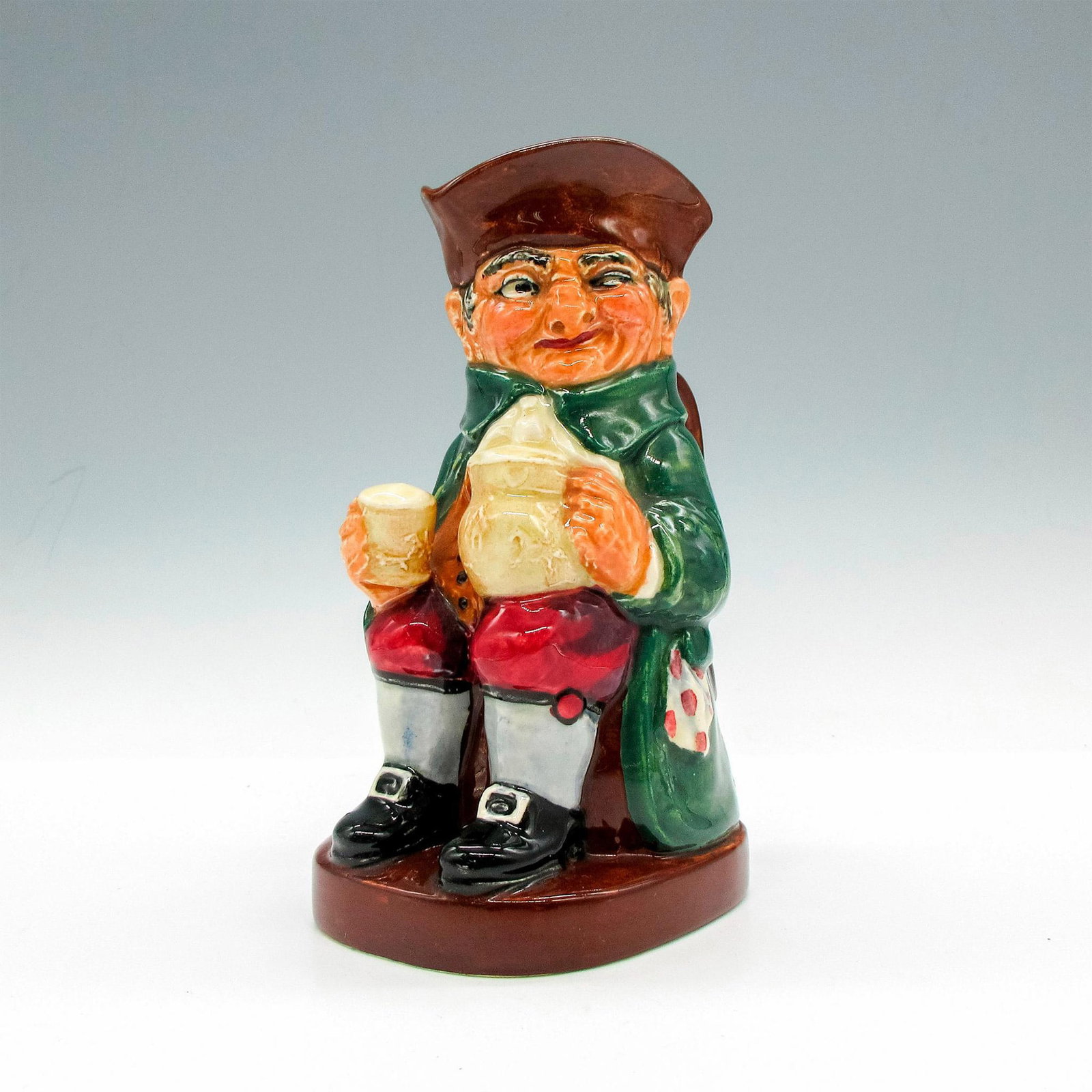 Old Charlie Small D6069 - Royal Doulton Toby Jug: Dimensions: 4"L x 3.75"W x 5.25"H Manufacturer: Royal Doulton Country of Origin: England