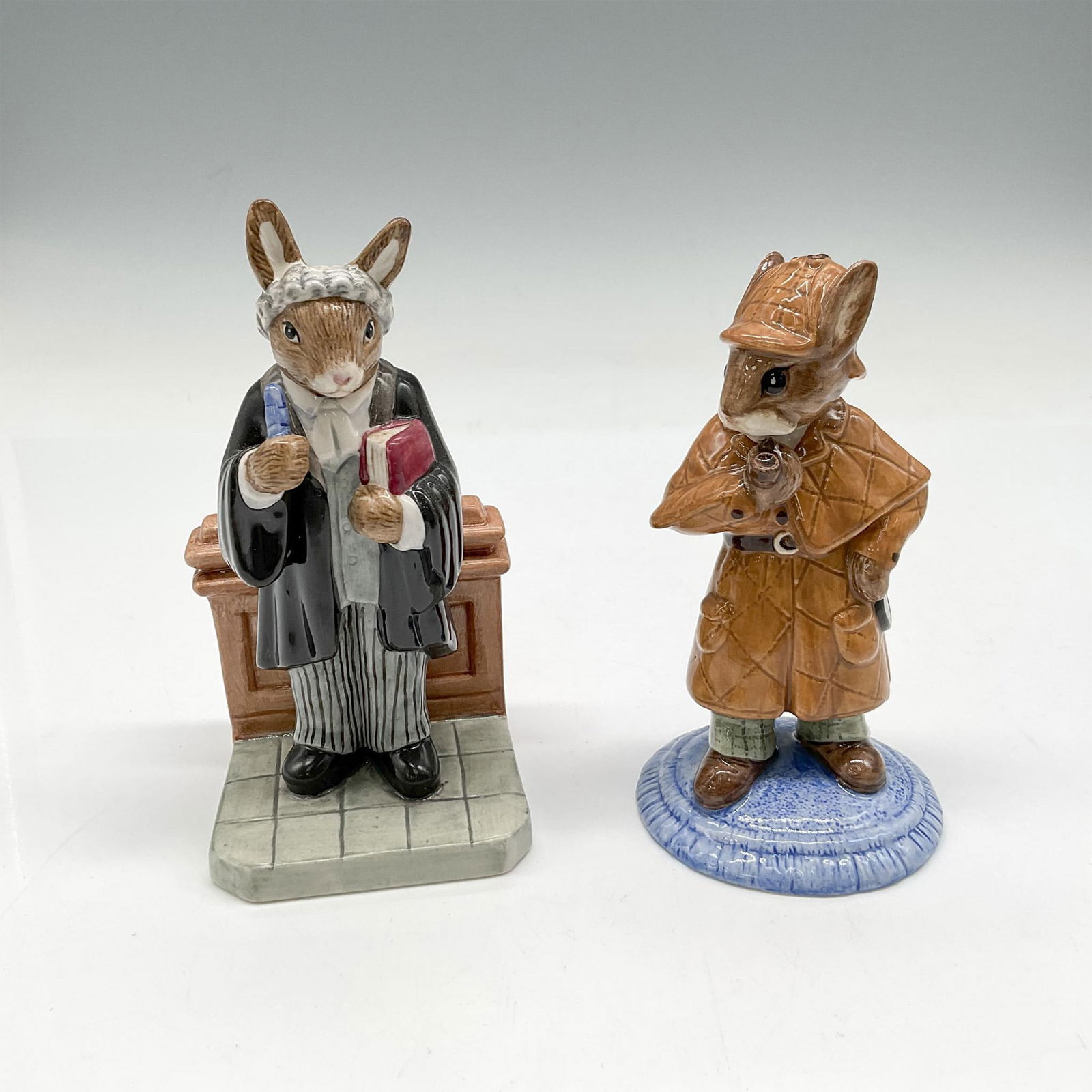 2pc Royal Doulton Bunnykins, Work on Case DB374 + DB193 (1 of 3)