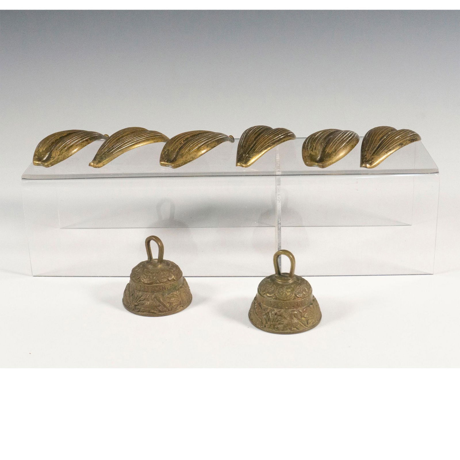 8pc Vintage Brass Incense Burners and Sanctuary Bells (1 of 4)