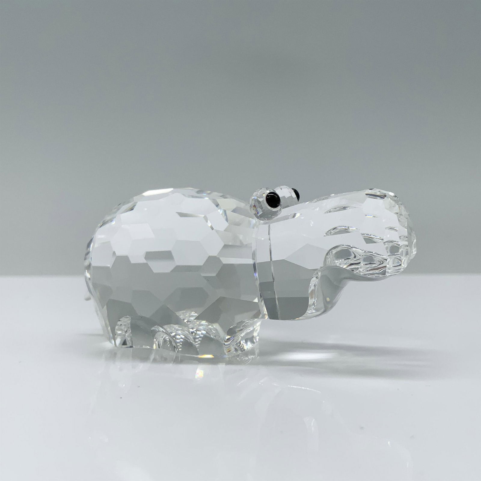 Swarovski Crystal Figurine, Hippopotamus 015187 (1 of 3)