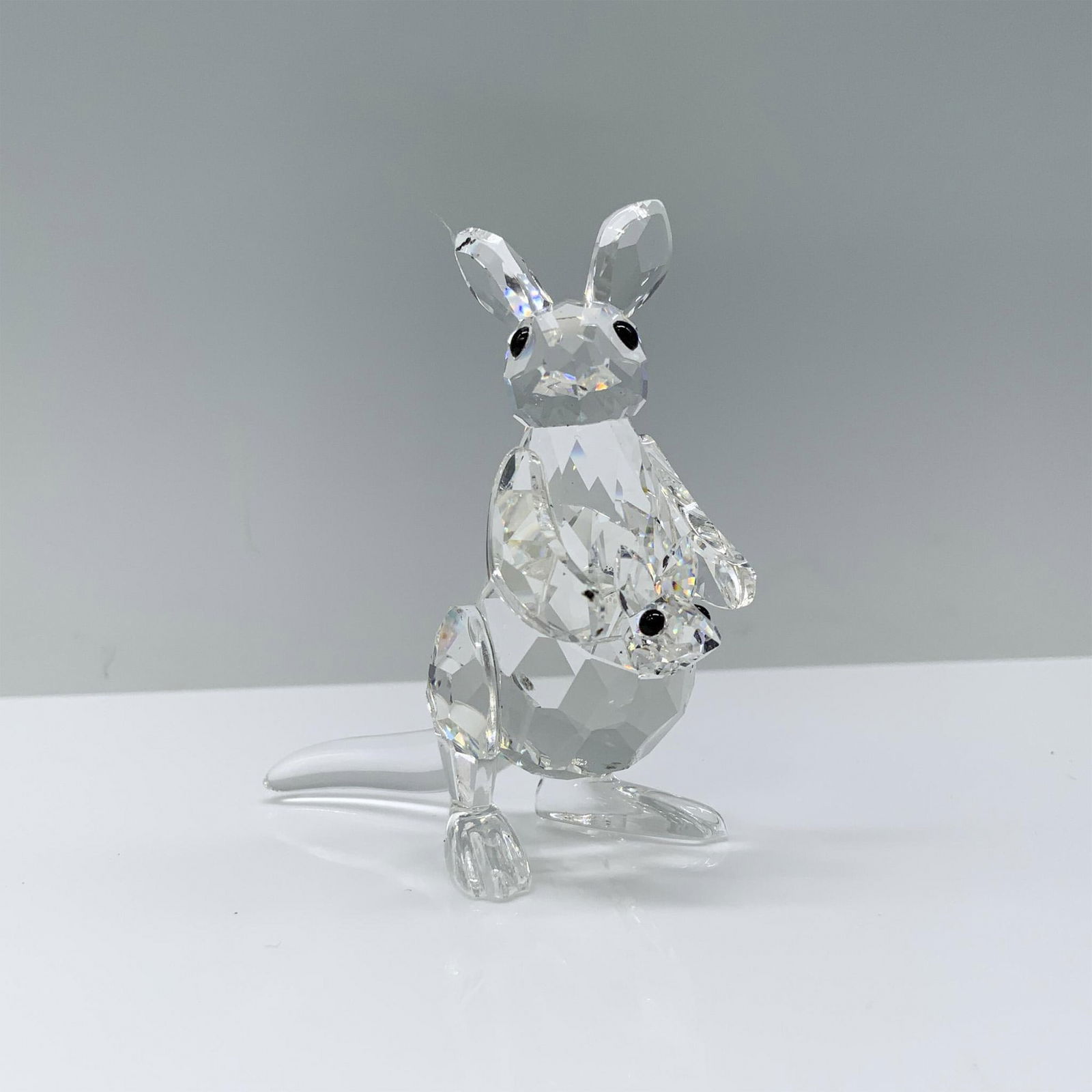 Swarovski Crystal Figurine, Kangaroo and Joey 181756 (1 of 4)