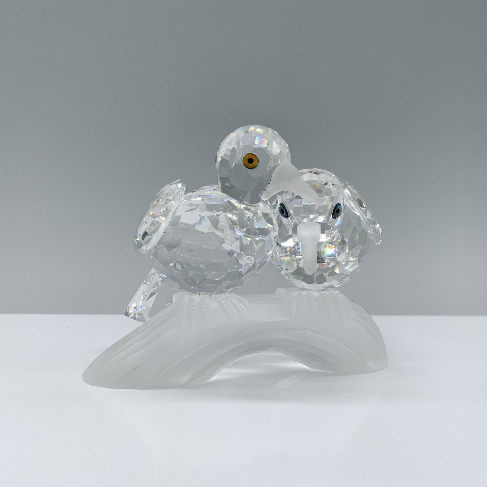 Swarovski Crystal Figurine, Turtledoves 117895 (1 of 3)