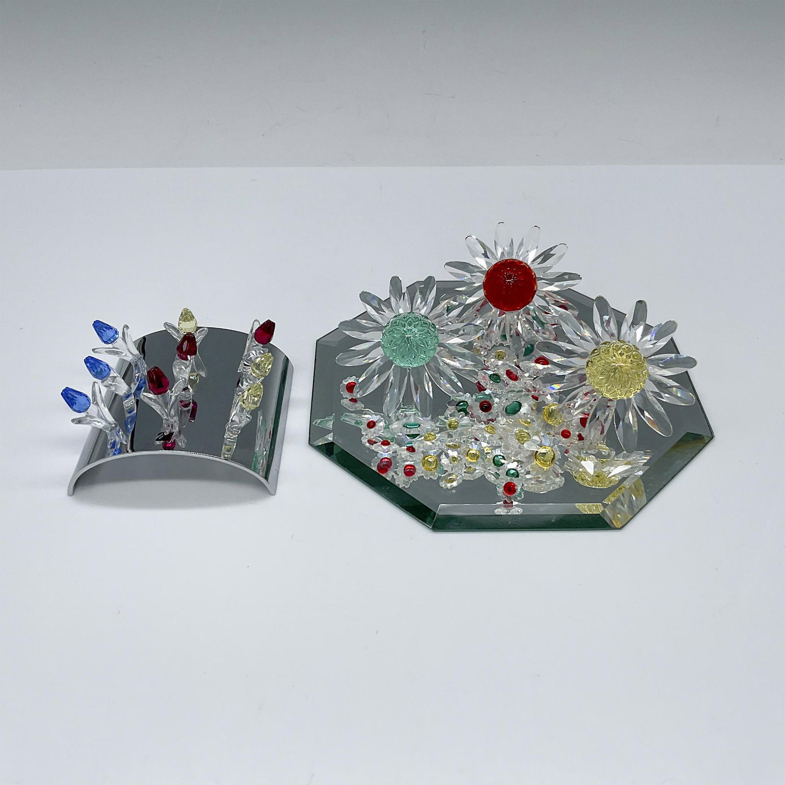 7pc Swarovski Crystal Flower Grouping (1 of 3)