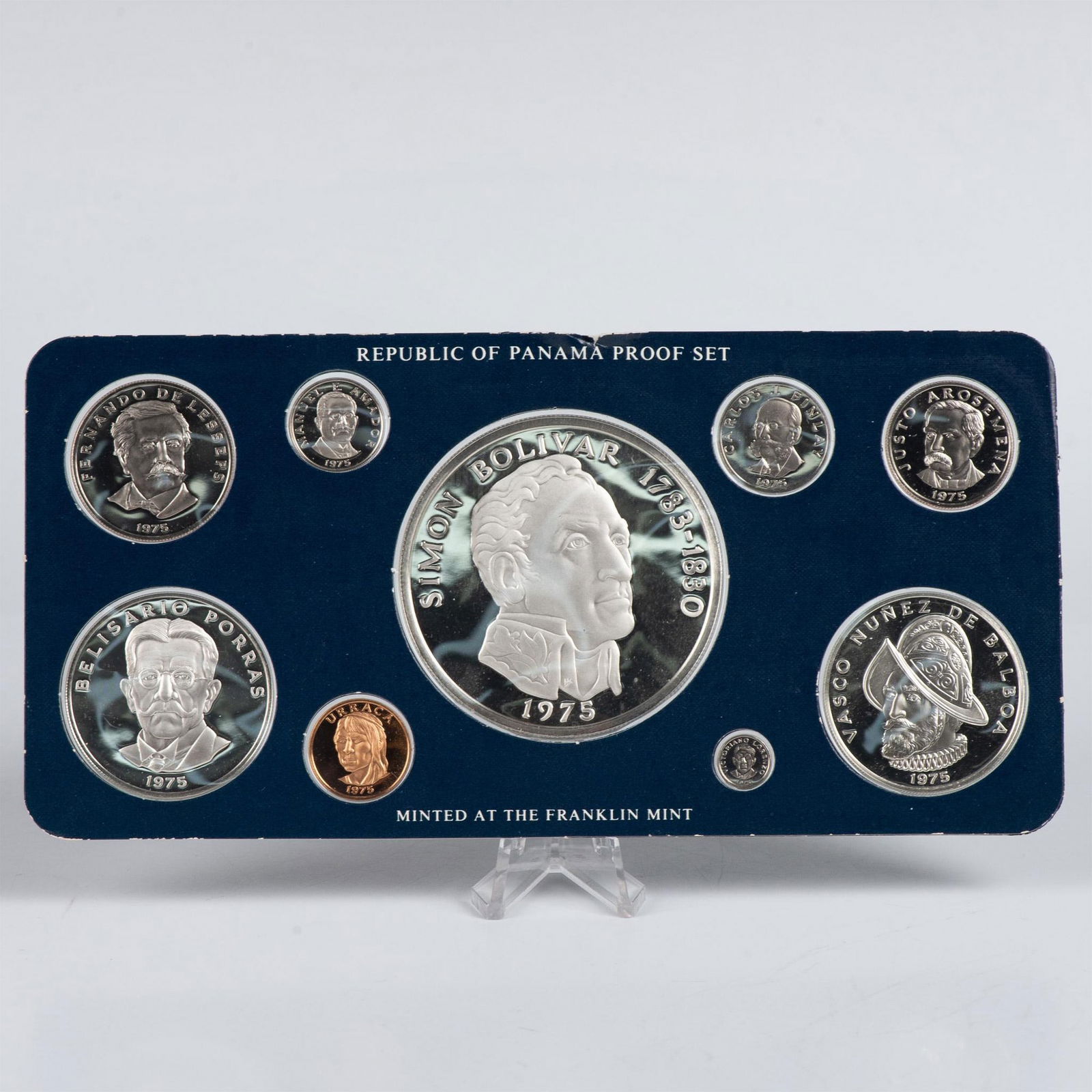 1975 REPUBLIC OF PANAMA 9PC PROOF SET (1 of 11)