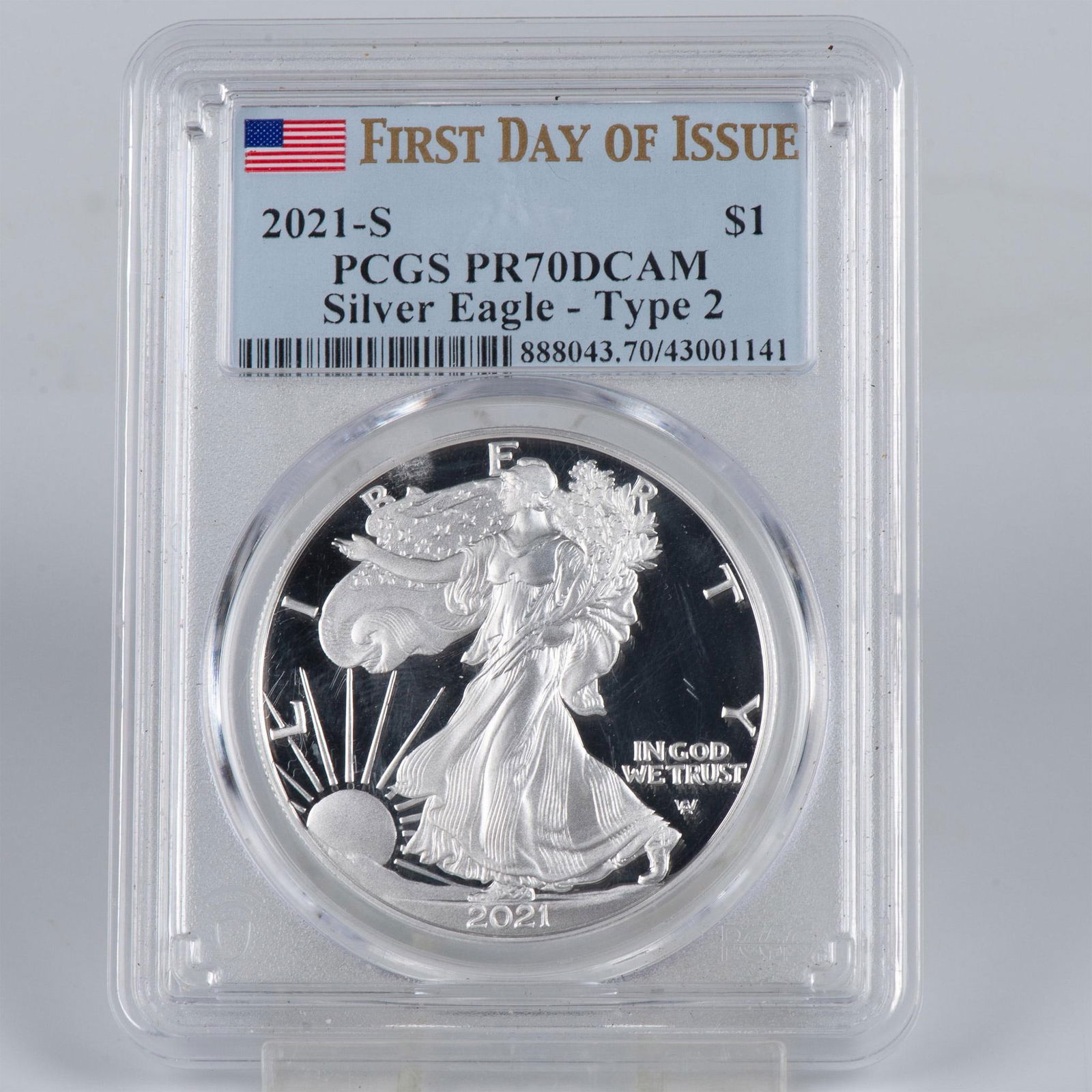 2021-S SILVER FLYING EAGLE FDI PR70 DCAM (1 of 4)