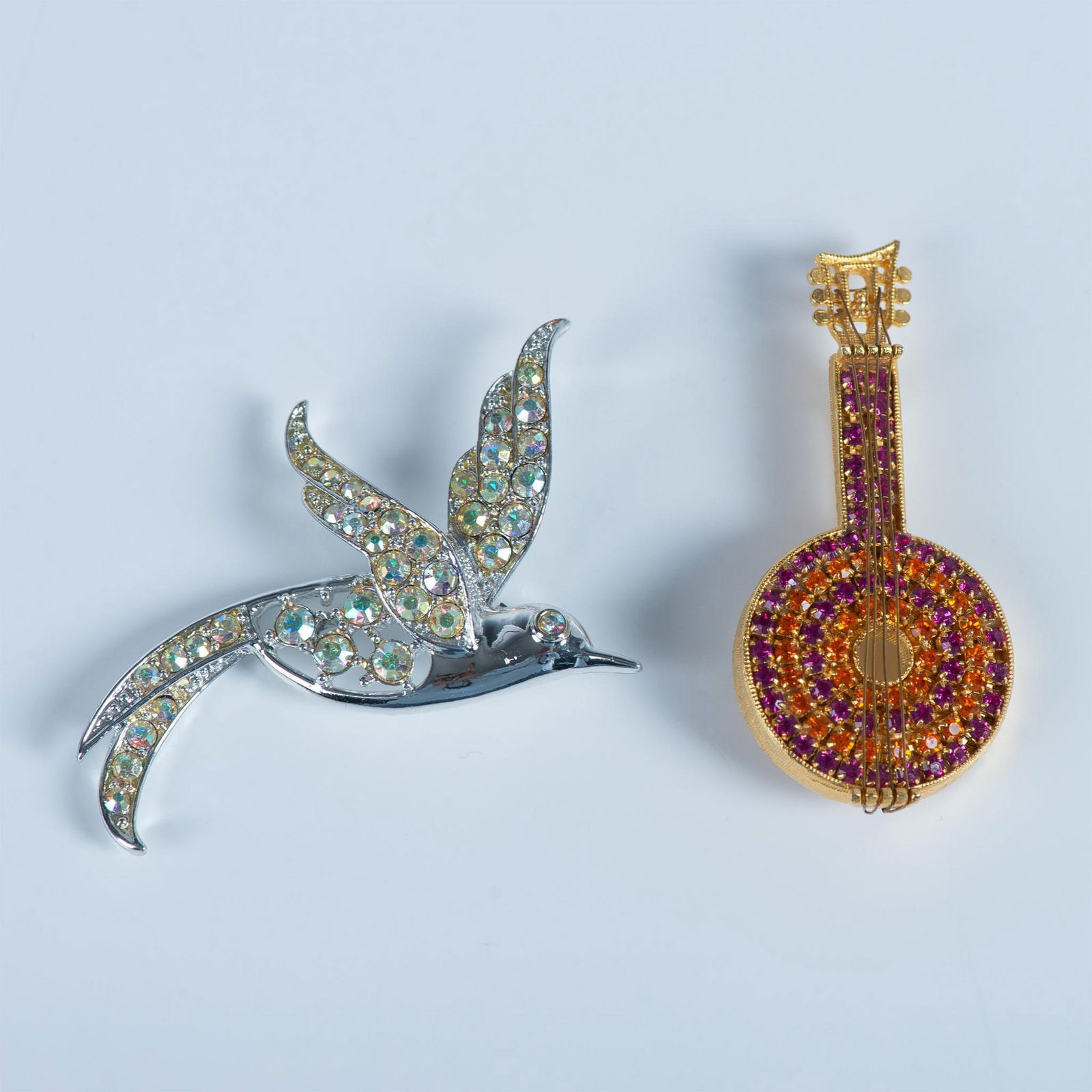 2pc Rhinestone Brooches (1 of 4)