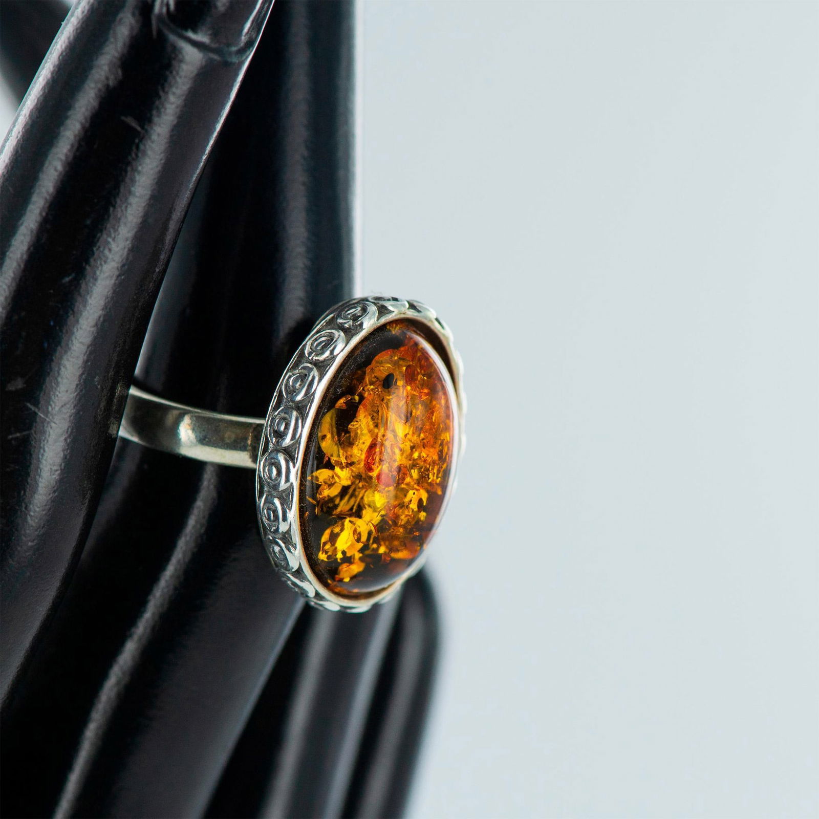 Sterling Silver and Amber Ring (1 of 12)