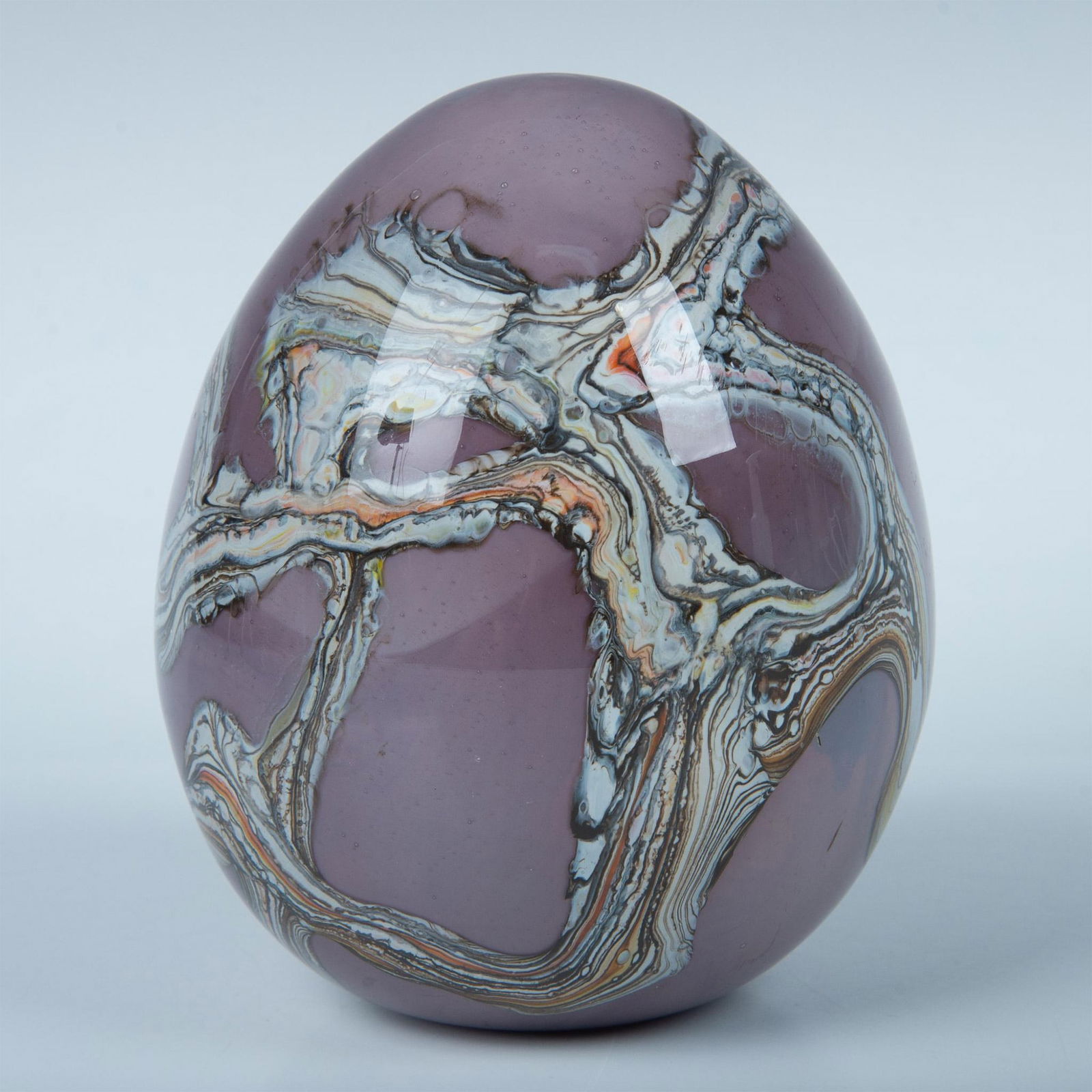Art Glass Egg Paperweight (1 of 5)