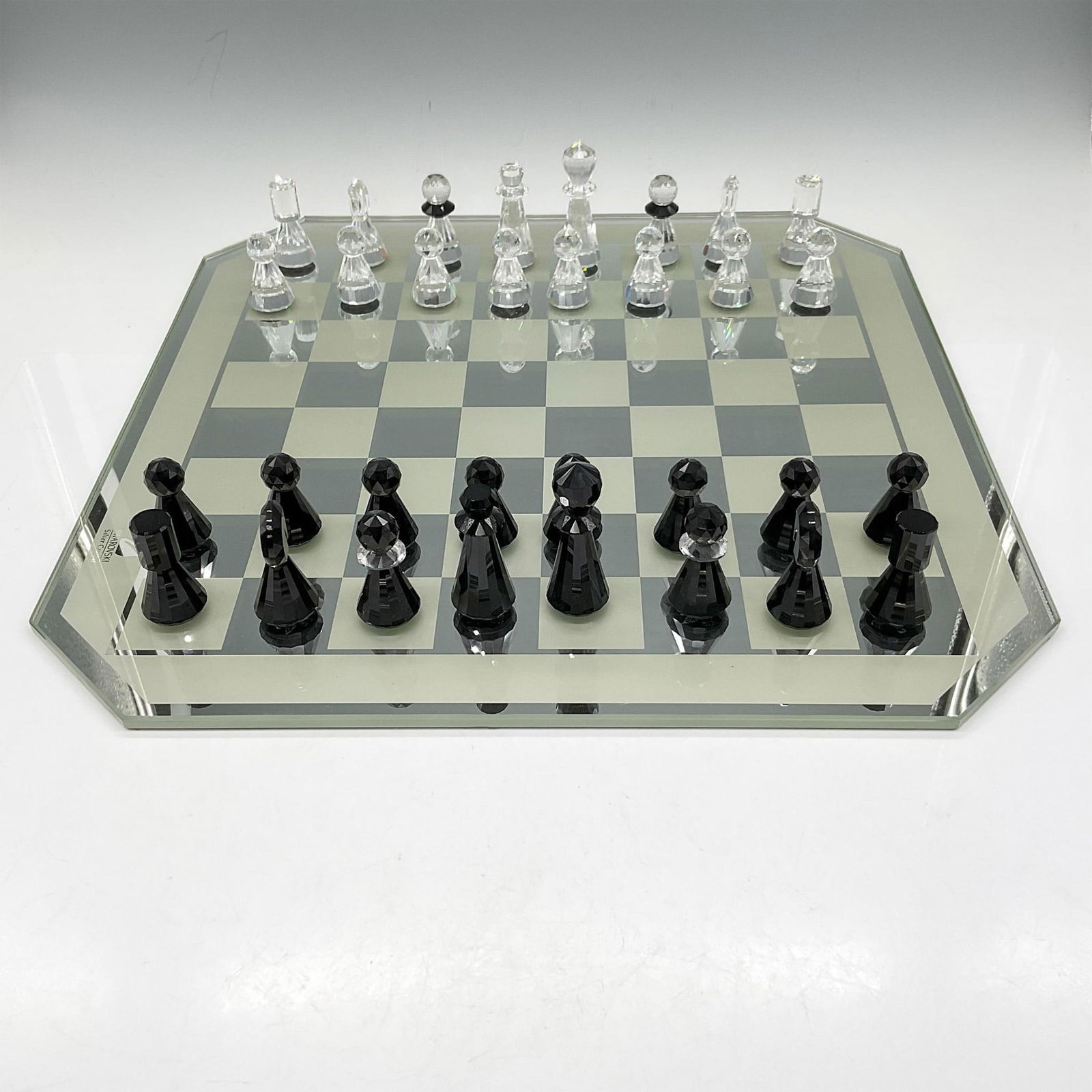 33pc Swarovski Silver Crystal Chess Set (1 of 5)