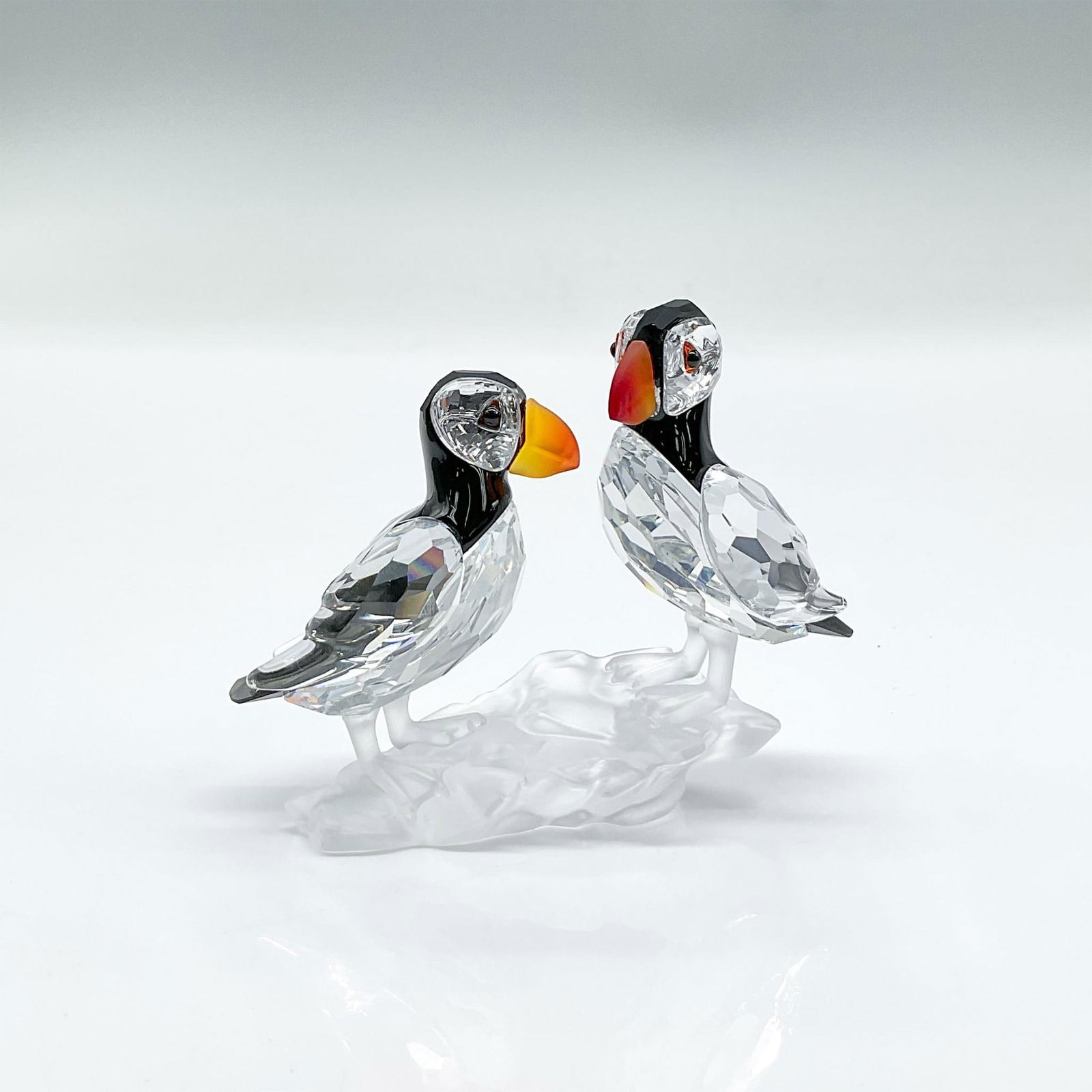 Swarovski Crystal Figurine, Puffins (1 of 4)
