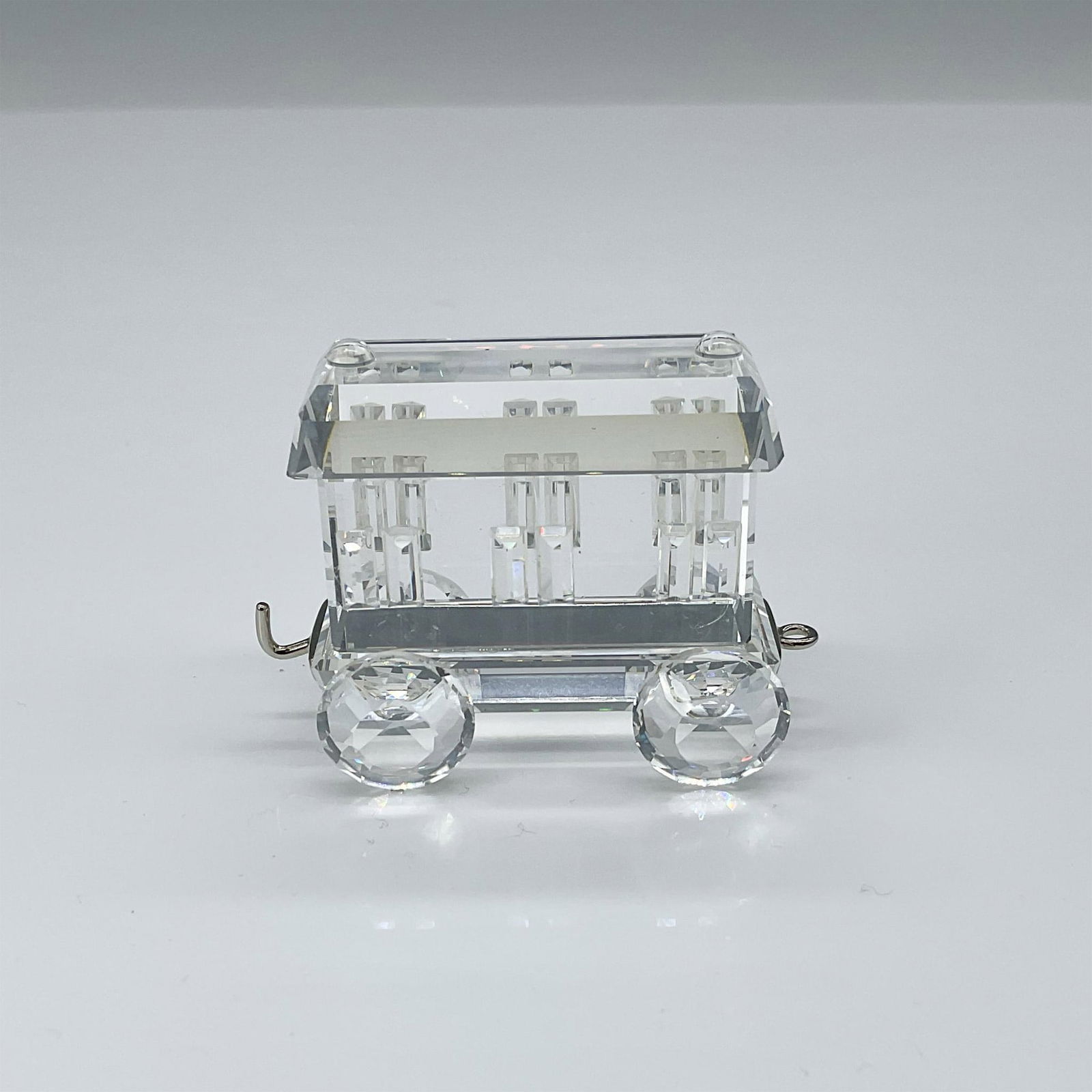Swarovski Silver Crystal Figurine, Train Passenger Car (1 of 4)
