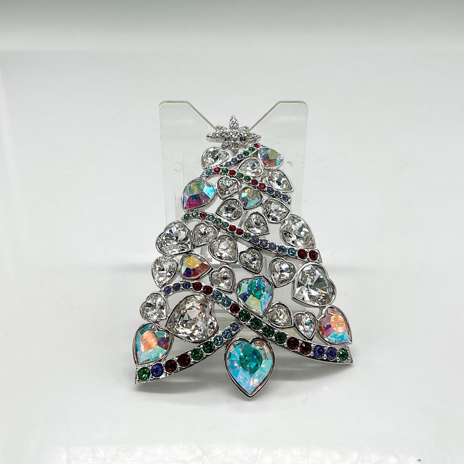 Vintage Swarovski Crystal Christmas Tree Brooch Pin (1 of 4)