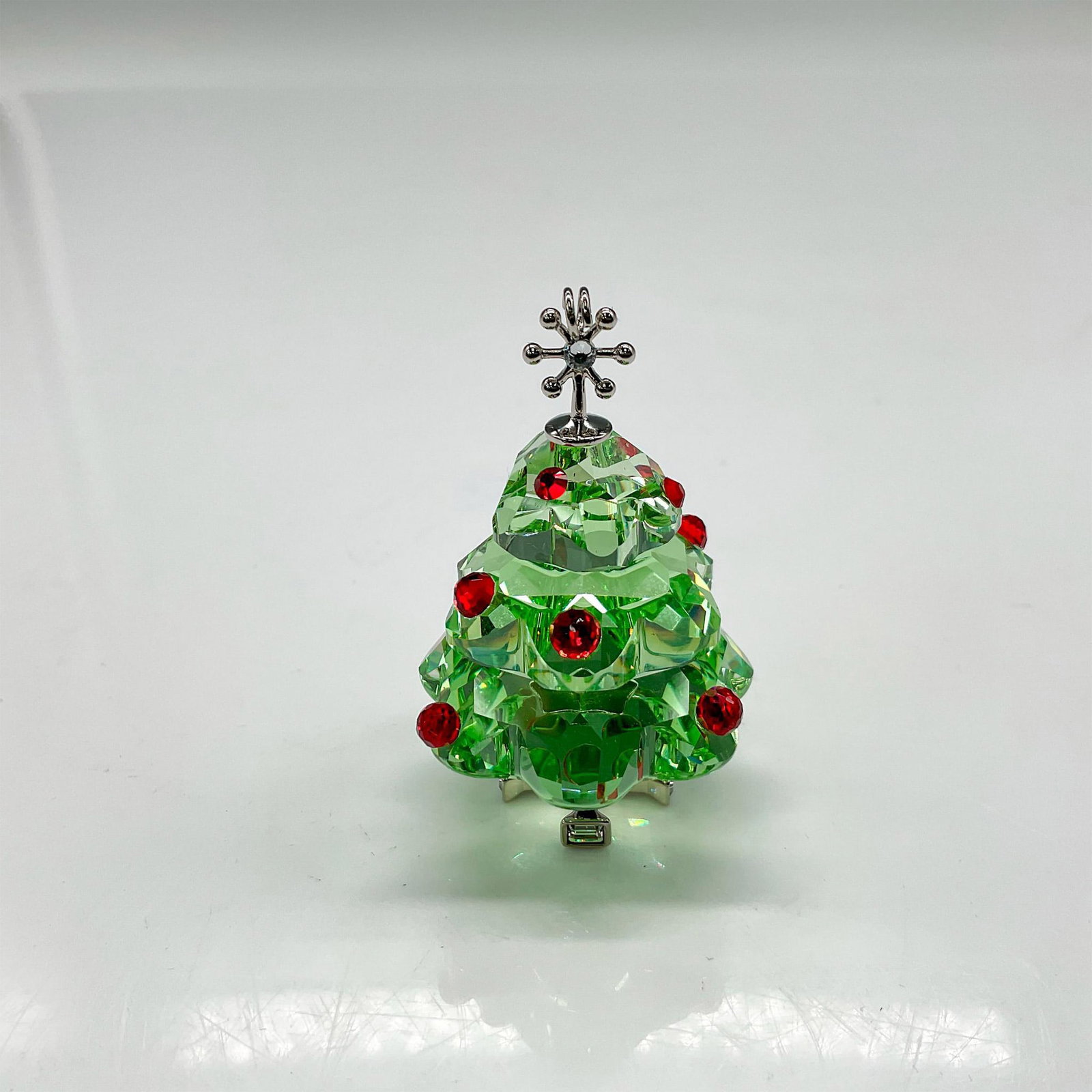 Swarovski Crystal Ornament, Green Christmas Tree (1 of 4)