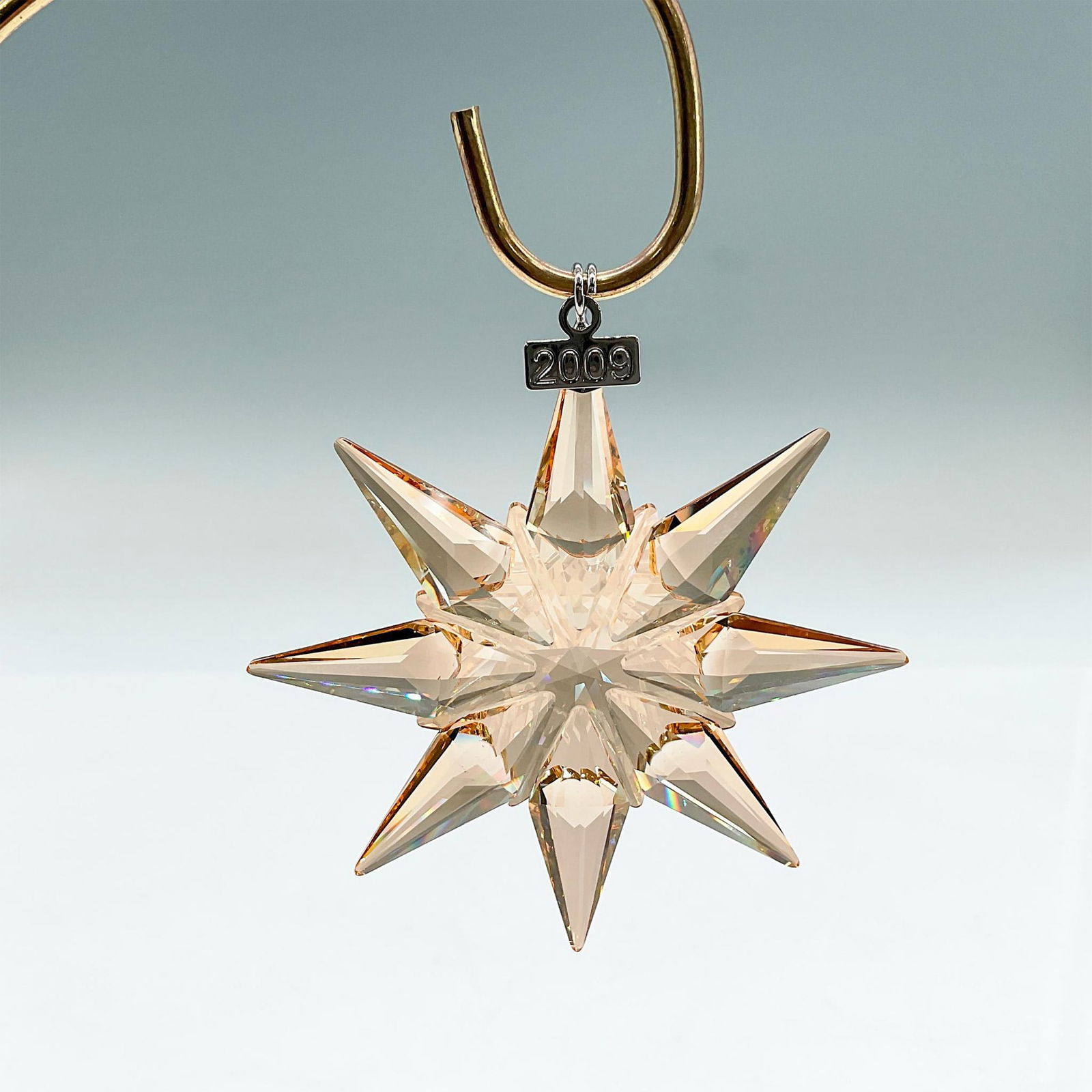 Swarovski Crystal SCS Gold Christmas Ornament 2009 (1 of 3)