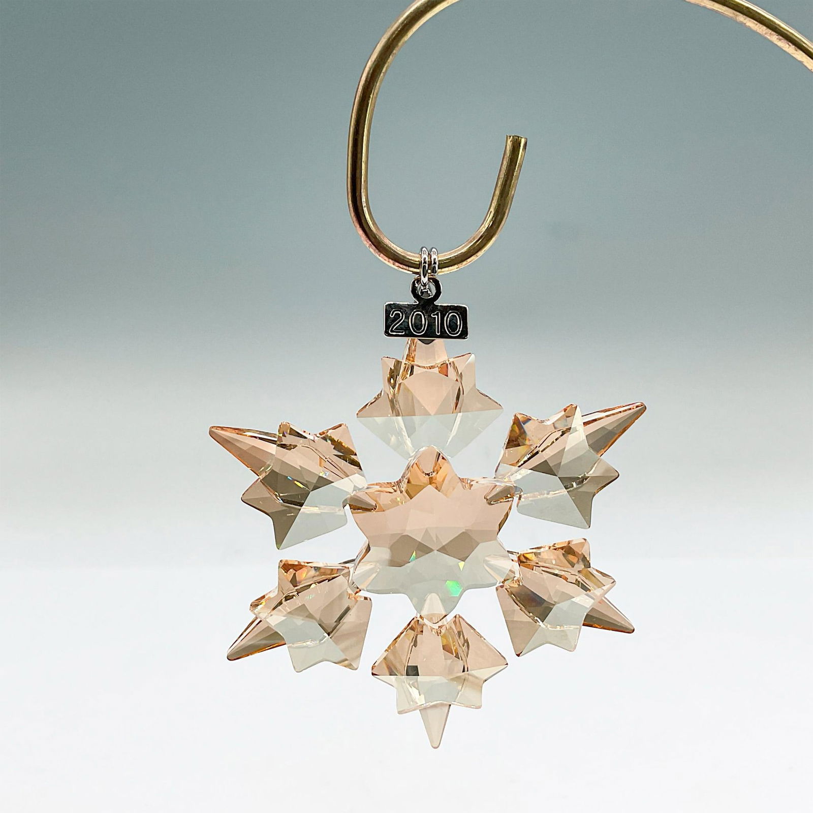 Swarovski Crystal SCS Gold Christmas Ornament 2010 (1 of 3)