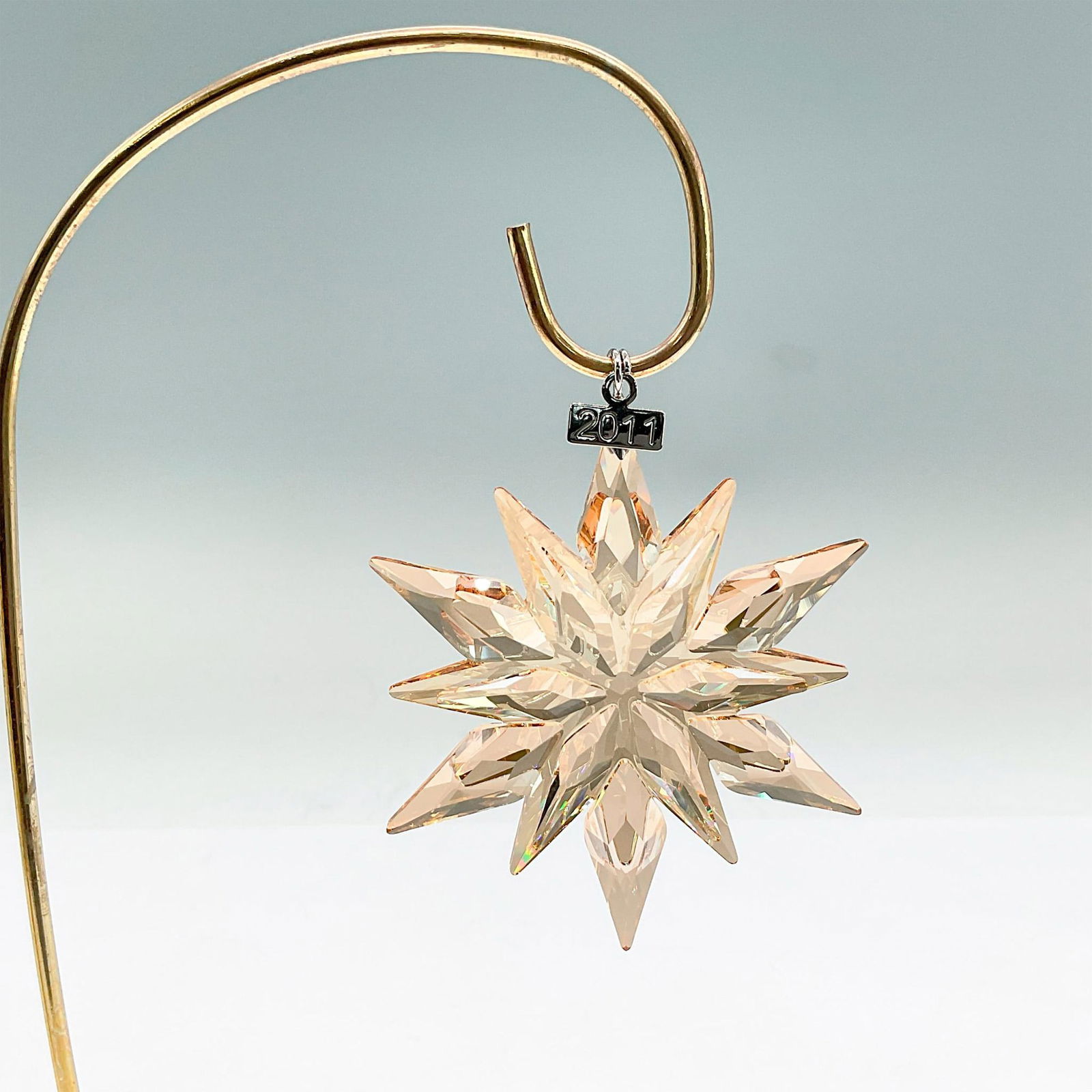 Swarovski Crystal SCS Gold Christmas Ornament 2011 (1 of 3)