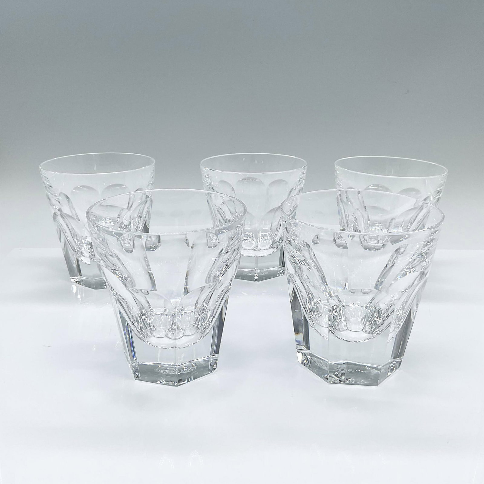 5pc Baccarat Old Fashioned Glasses, Harcourt-Versailles (1 of 2)
