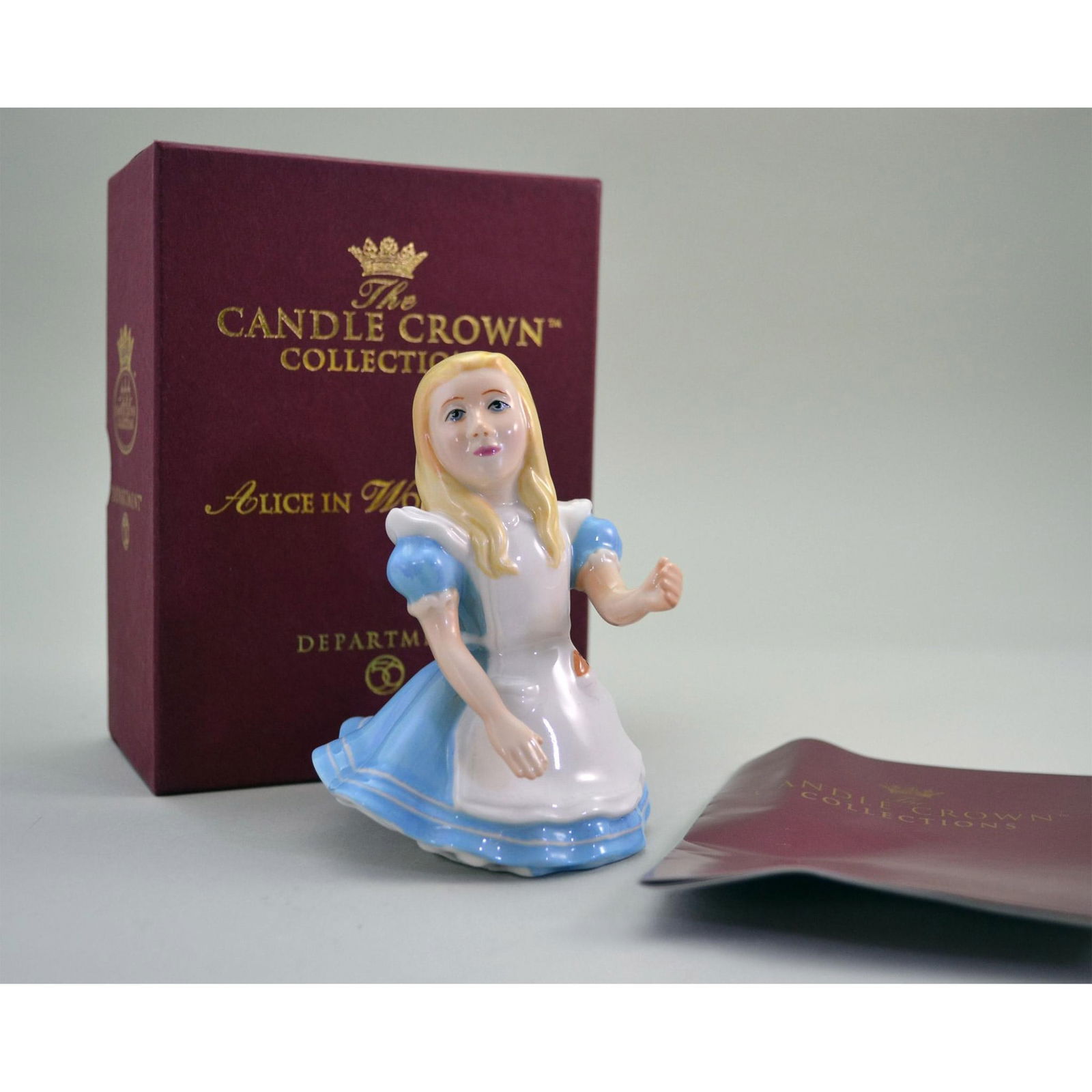 Dept 56 Alice Of Alice In Wonderland Porcelain Candle Snuffer (1 of 5)