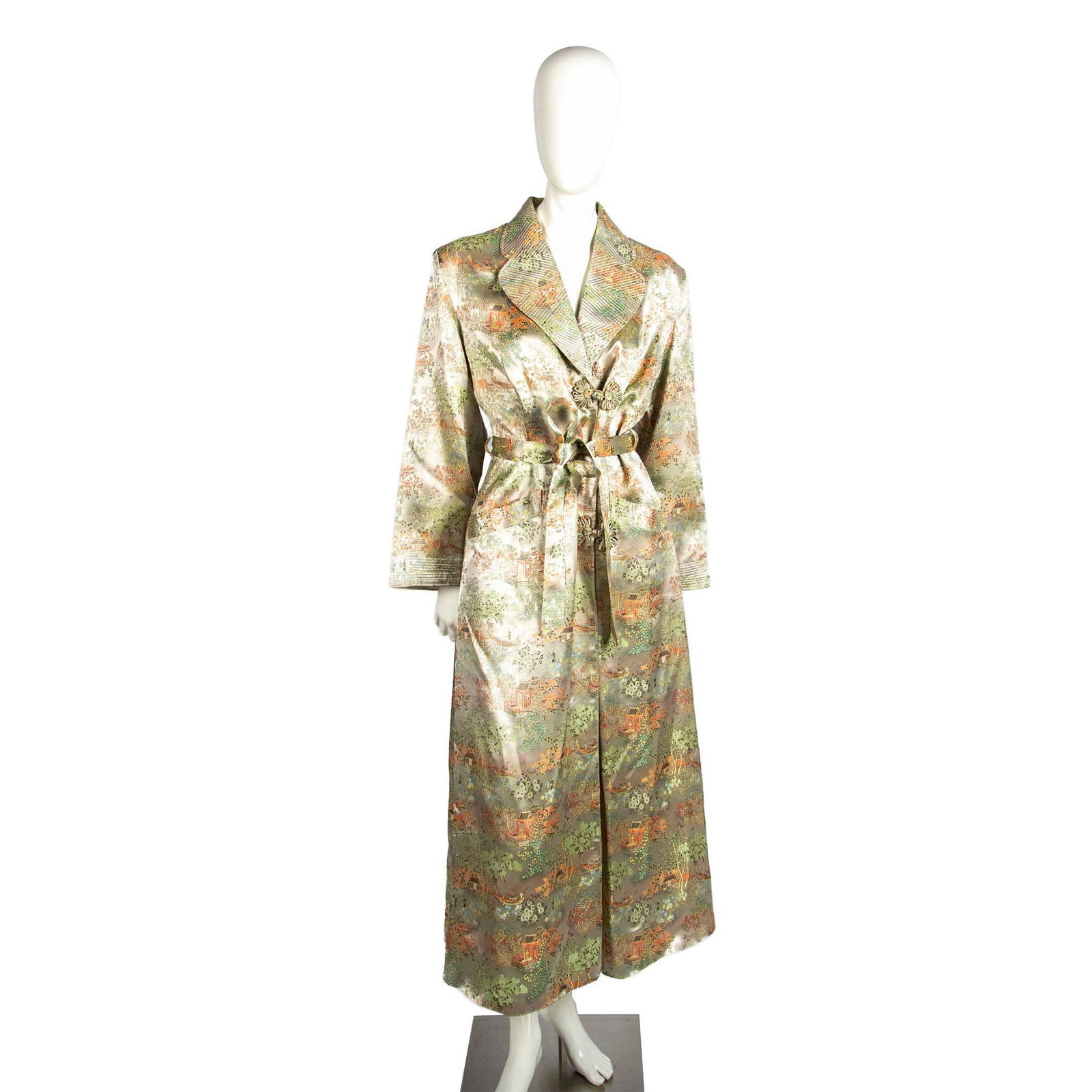 Asian Fabric Brocade Robe (1 of 5)