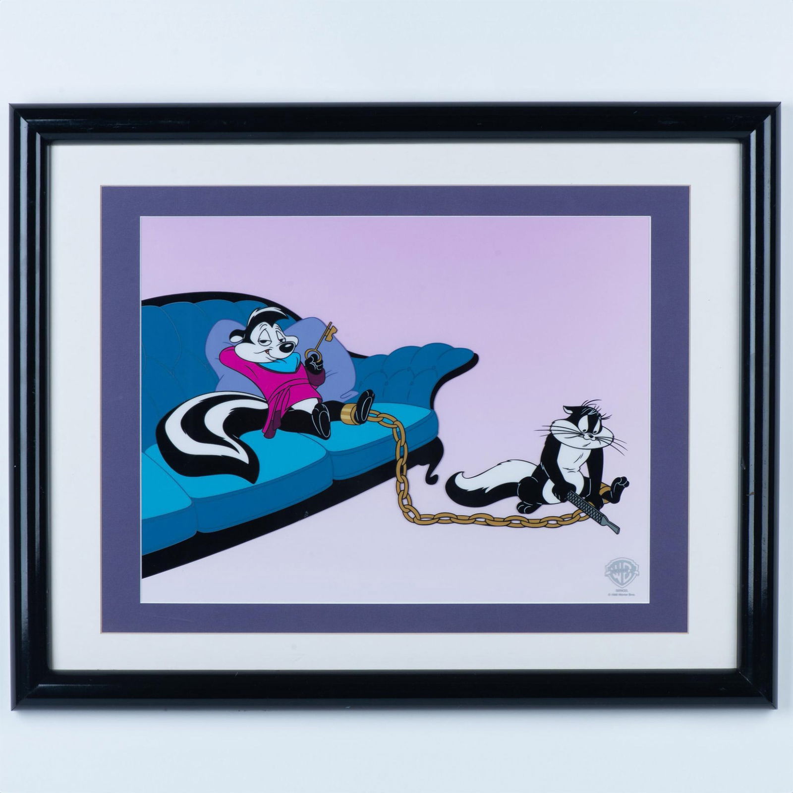 Looney Tunes Limited Edition Serigraph Cel, Pepe & Penelope (1 of 7)