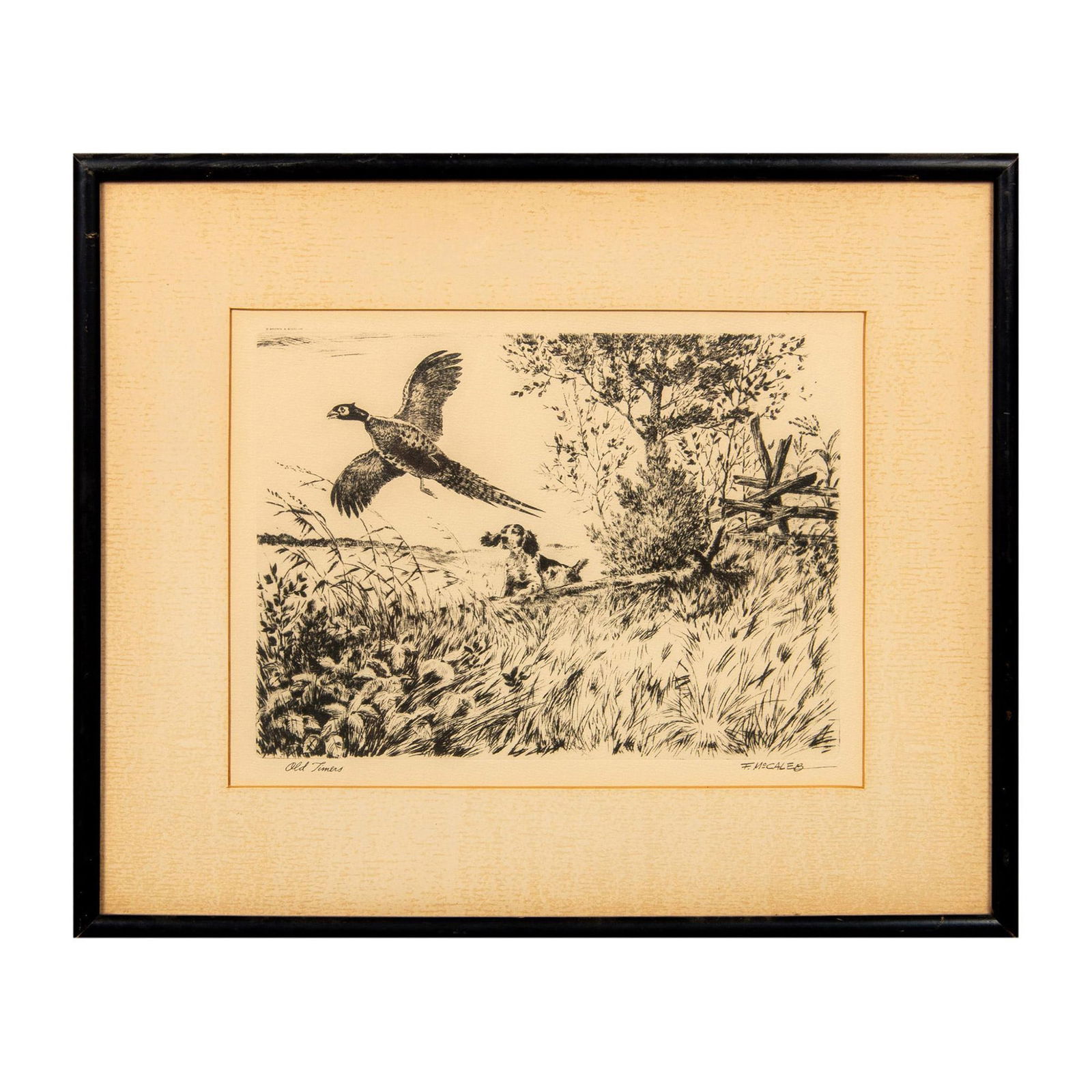 After Fred McCaleb (20th c.) Print on Paper, Old Timers (1 of 5)