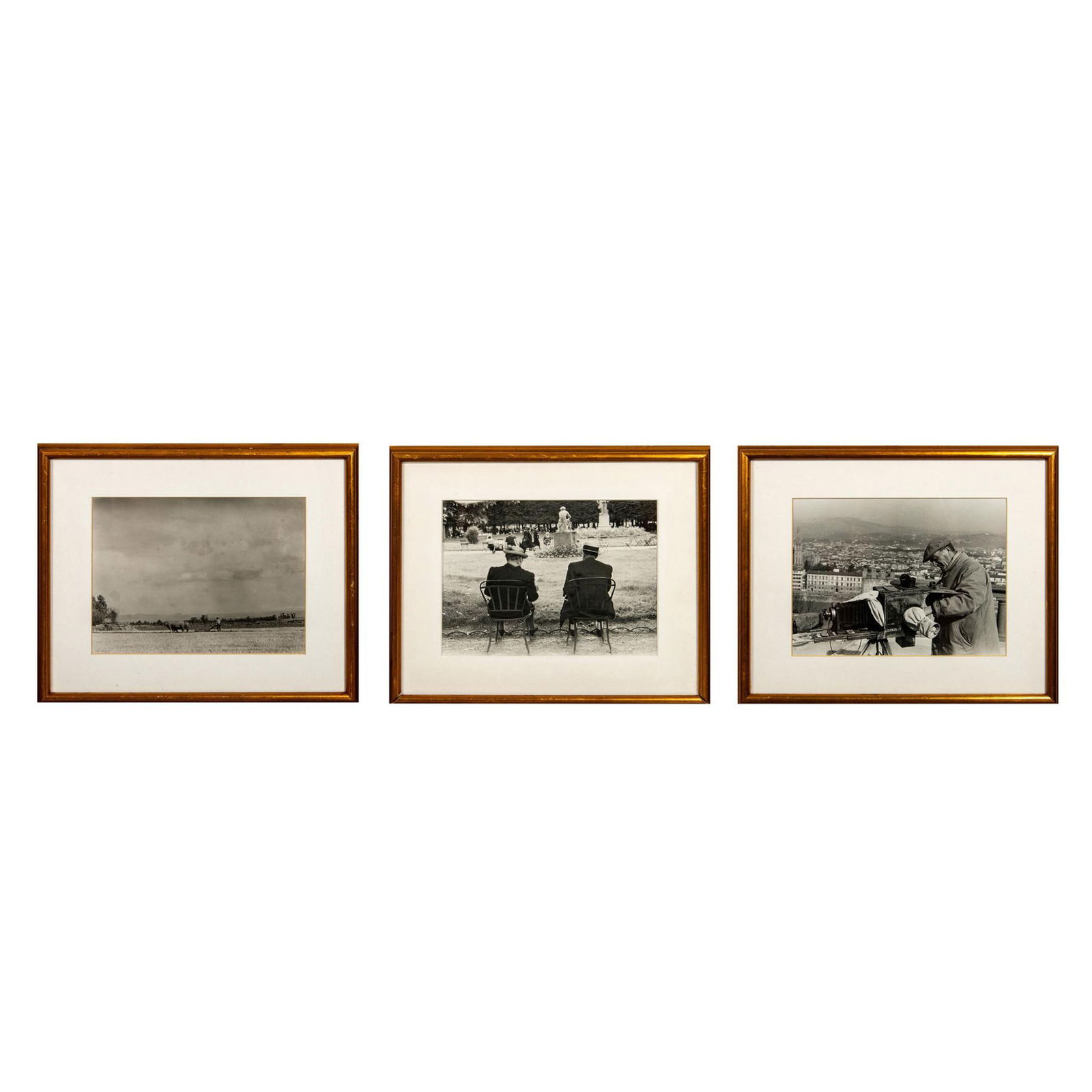 3pc Framed Italian Monochrome Silver Gelatin Photographs (1 of 13)