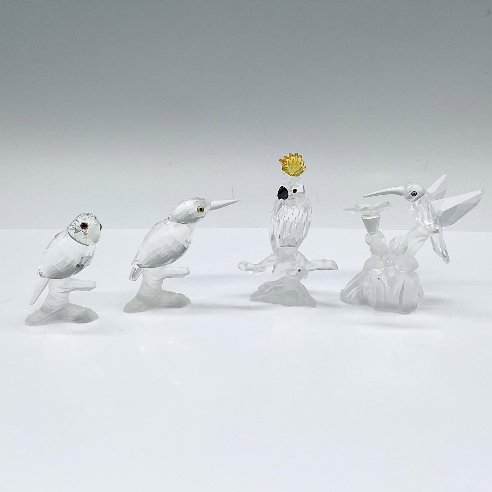 4pc Swarovski Crystal Bird Figurines (1 of 3)