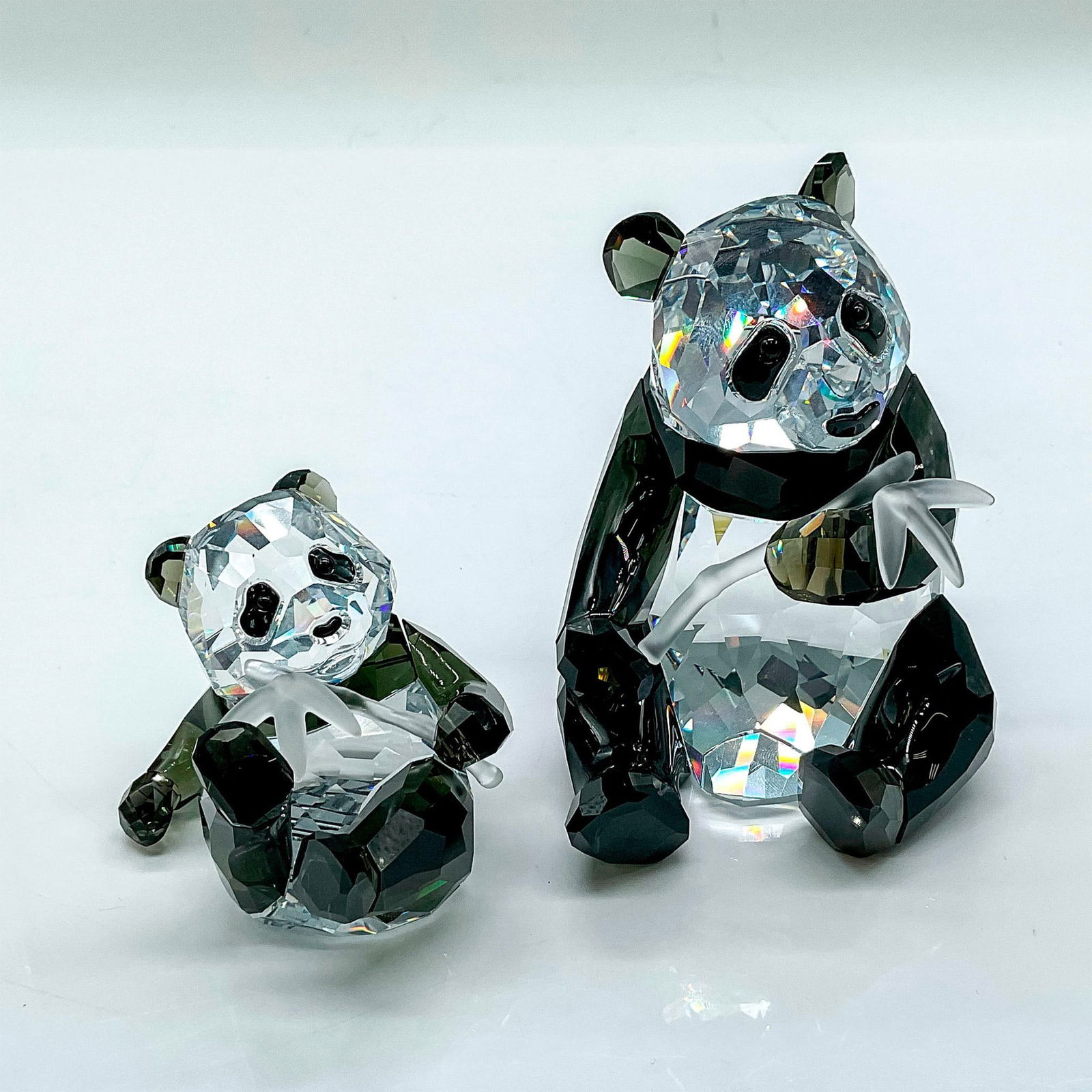 Swarovski Crystal Figurines, Pandas (1 of 4)