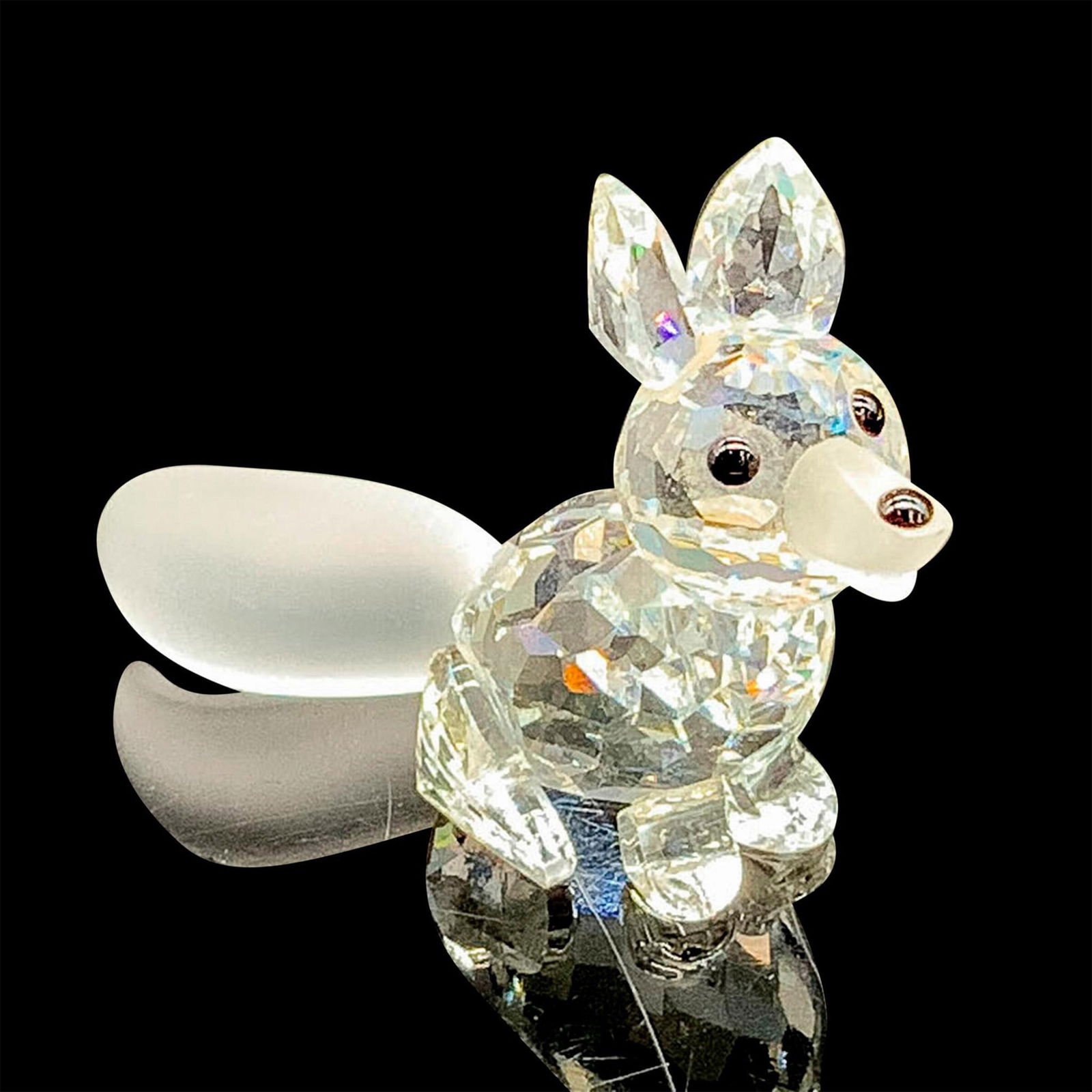 Swarovski Crystal Figurine, Sitting Fox (1 of 4)