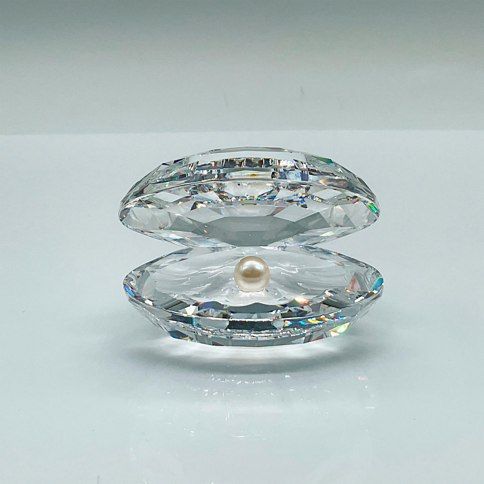 Swarovski Crystal Figurine, Shell With Pearl (1 of 3)
