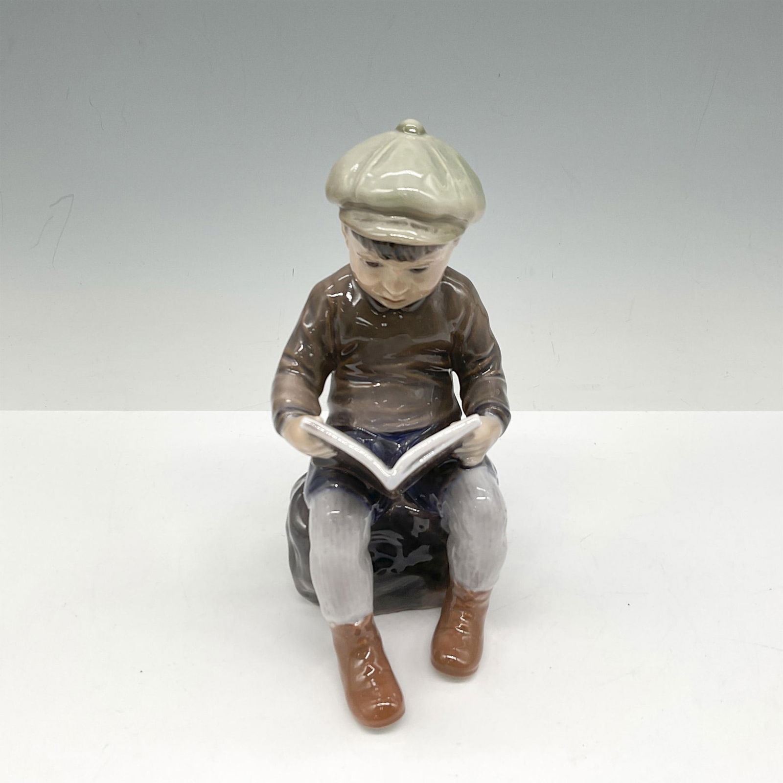 Dahl-Jensen Porcelain Figurine, Boy with Book (1 of 3)