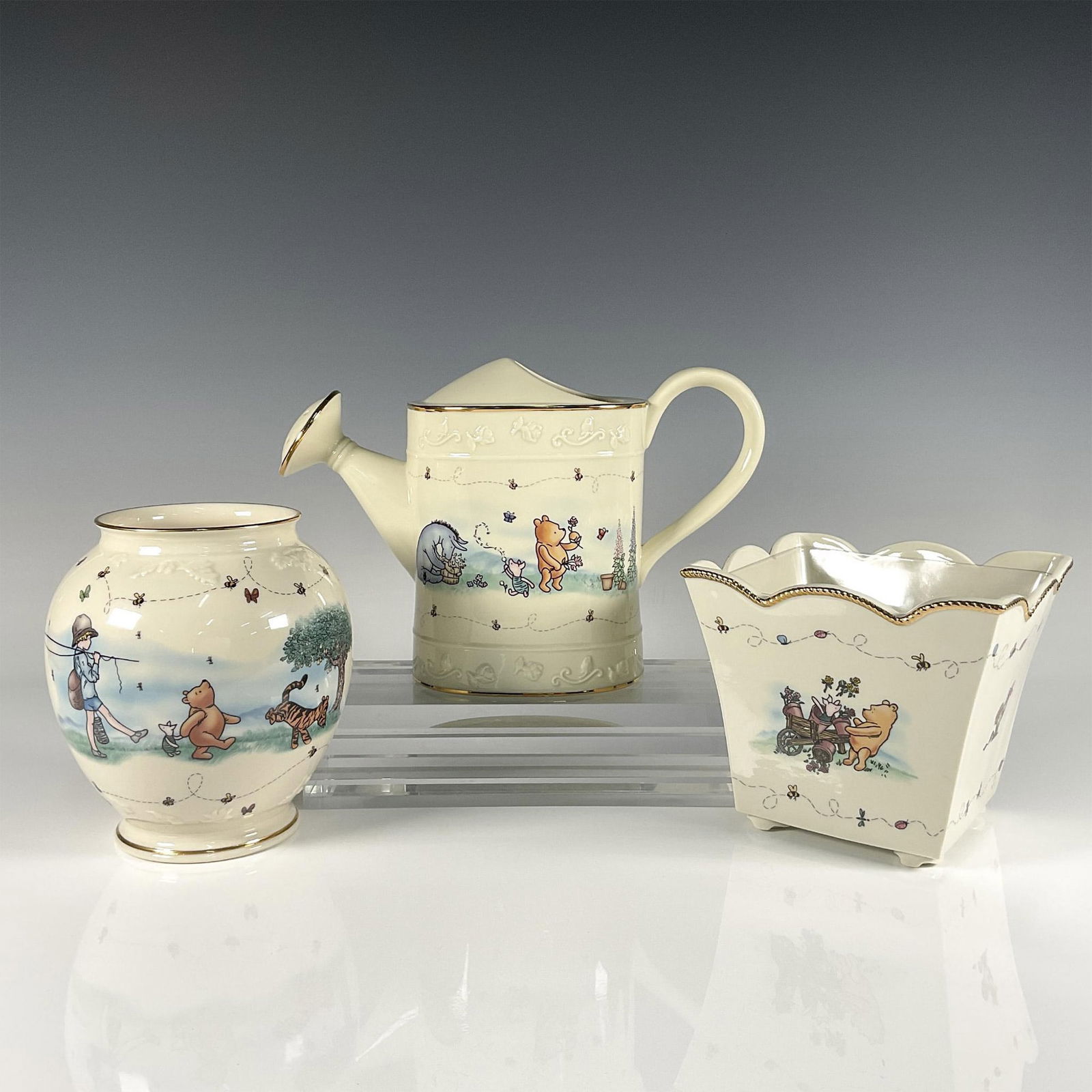 3pc Lenox Winnie the Pooh Garden Collectibles (1 of 3)