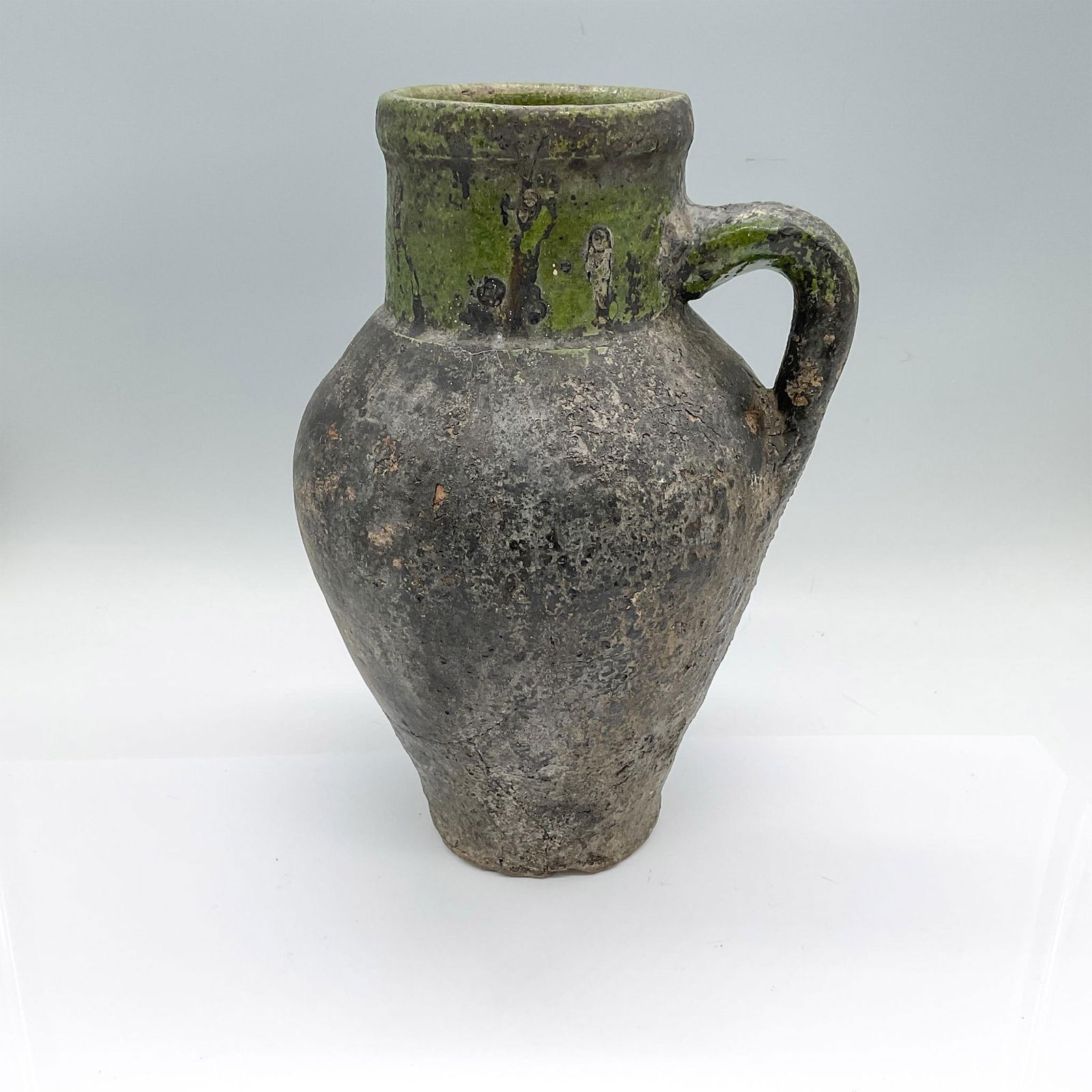 Antique Turkish Terracotta Pottery Olive Oil Jar (1 of 5)