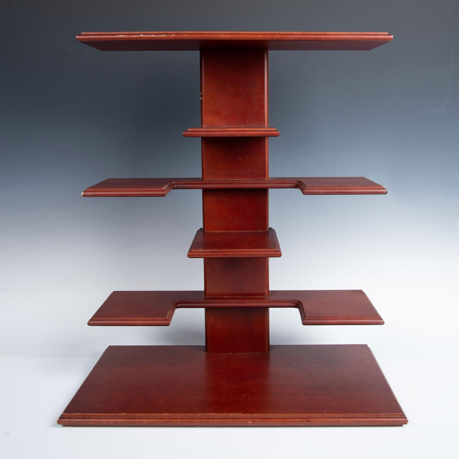 Wooden Display Case Opened Shelved (1 of 6)